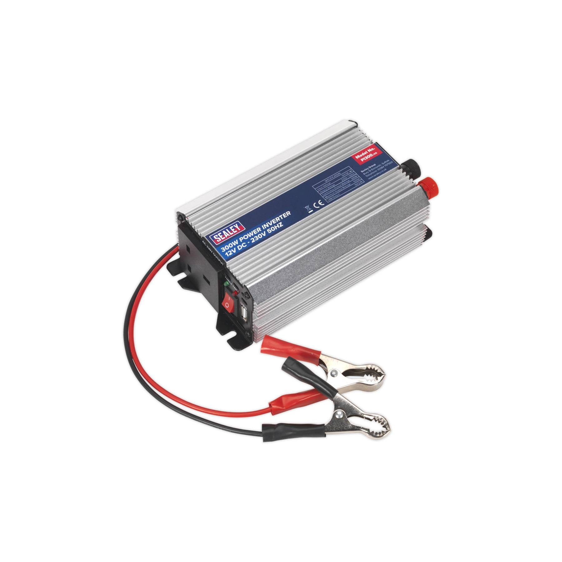 Sealey Power Inverter 300W 12V DC - 230V~50Hz