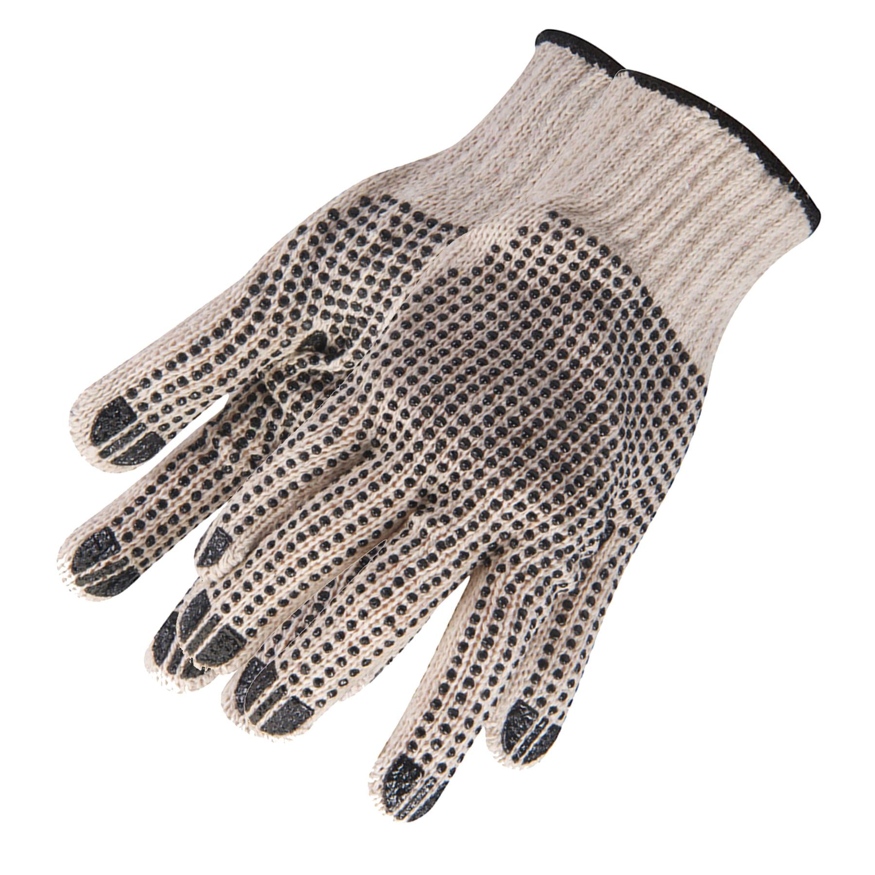 1 X Double-Sided Dot Gloves Comfortable PVC Dot Coat Construction General Use