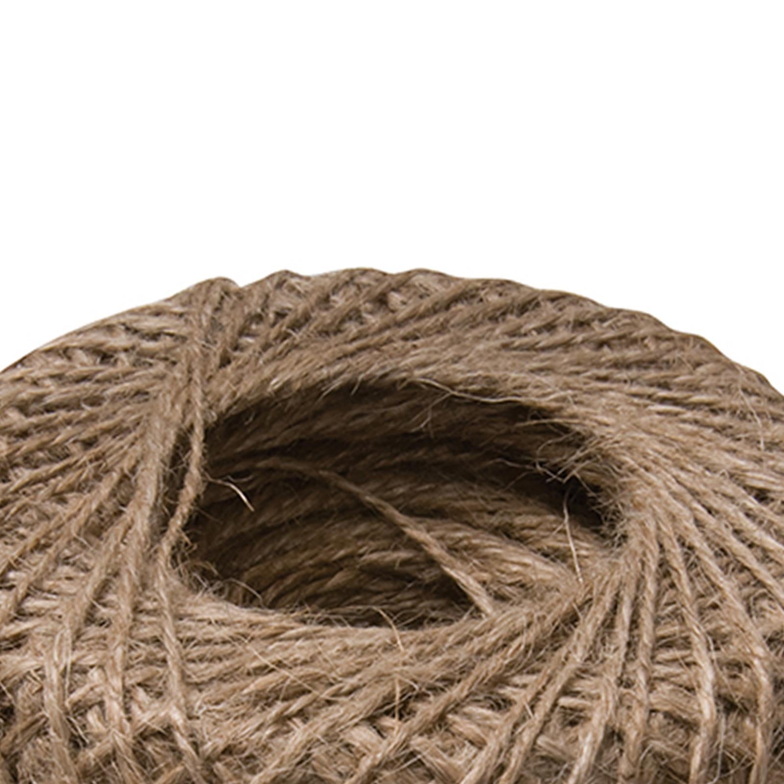 Natural Strong Jute , 250M Ball Of Garden String For Tying Of Plant New