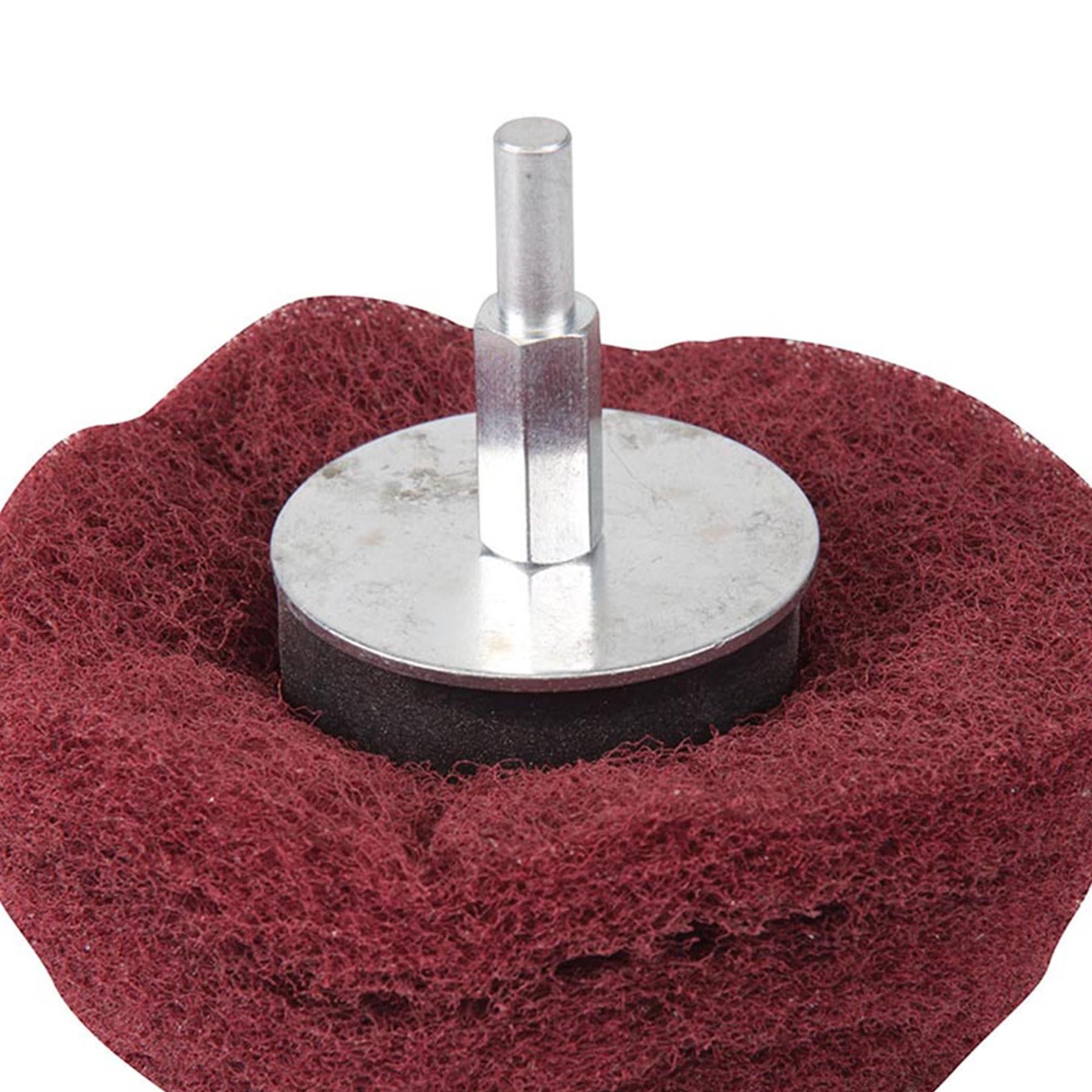 Dome Sanding Mop 100mm Sanding Abrasive DIY 240 Grit Hardwearing Nylon