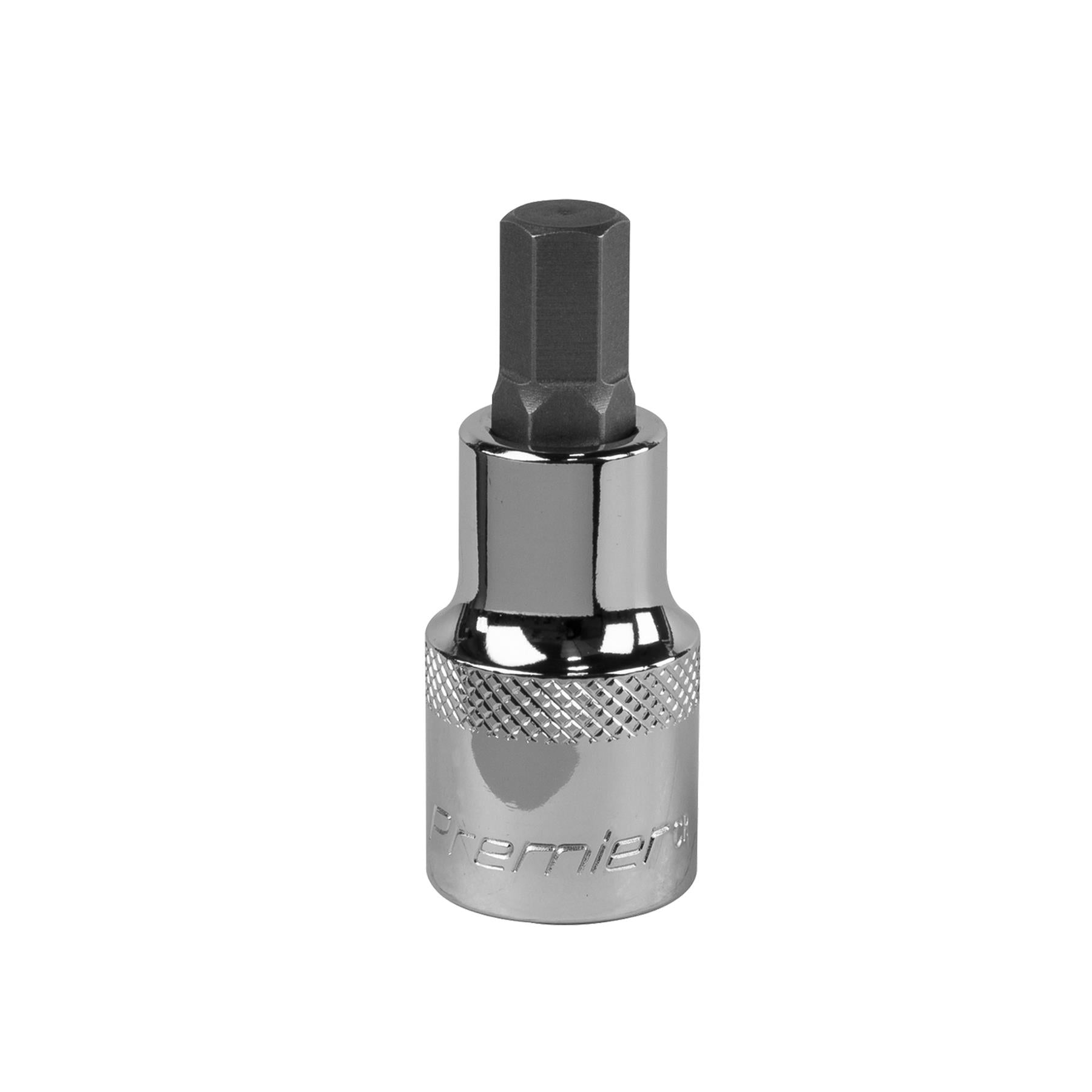 Sealey Hex Socket Bit 9mm 1/2"Sq Drive Chrome Vanadium Steel