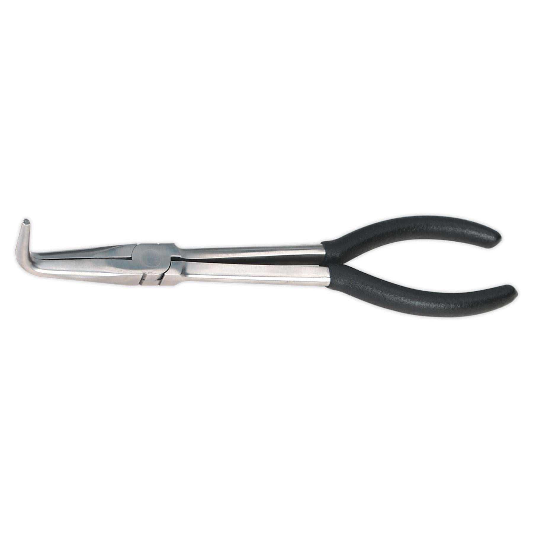 Sealey Needle Nose Pliers 275mm 90° Angle Nose