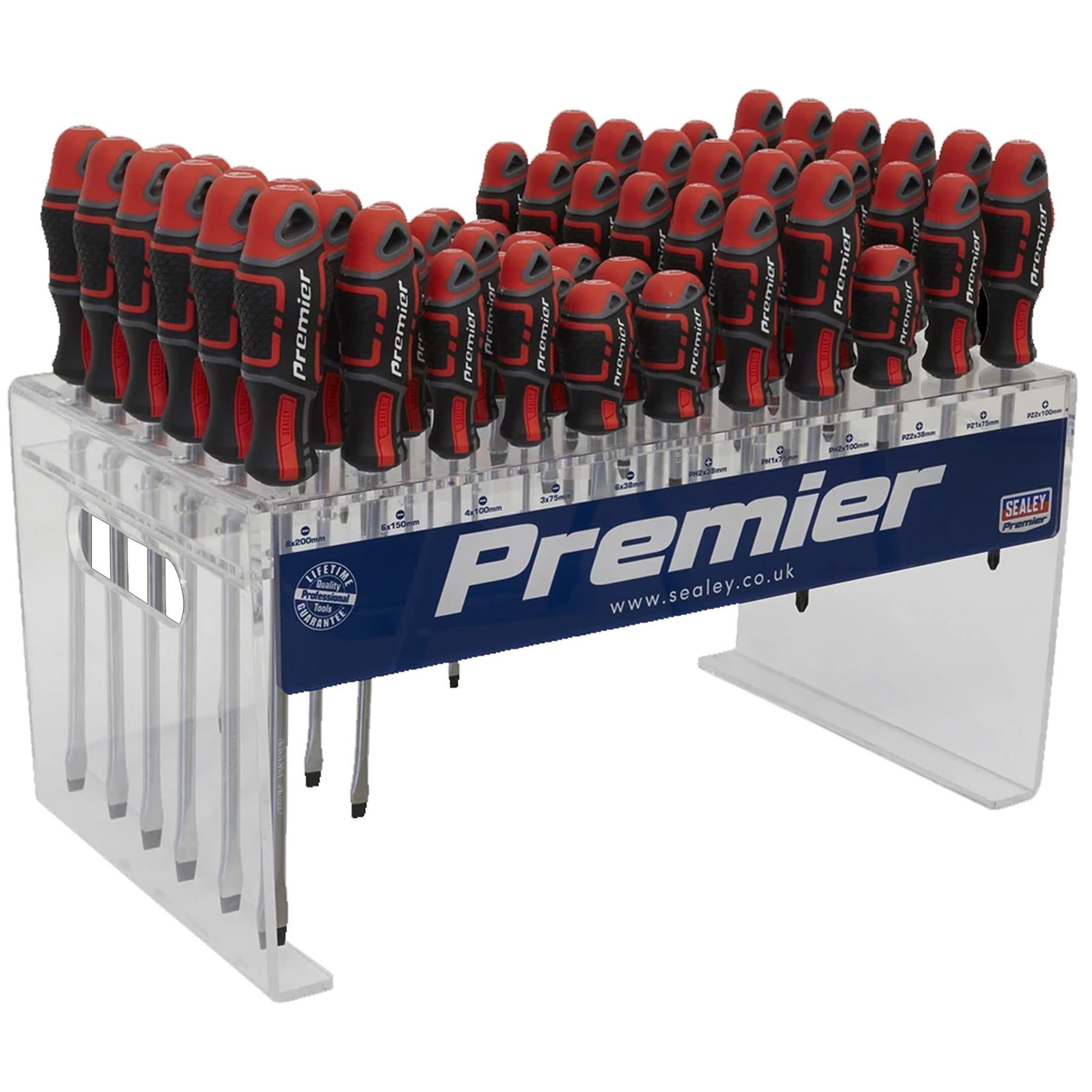 Sealey Individual Screwdrivers GripMAX 66pc Countertop Display