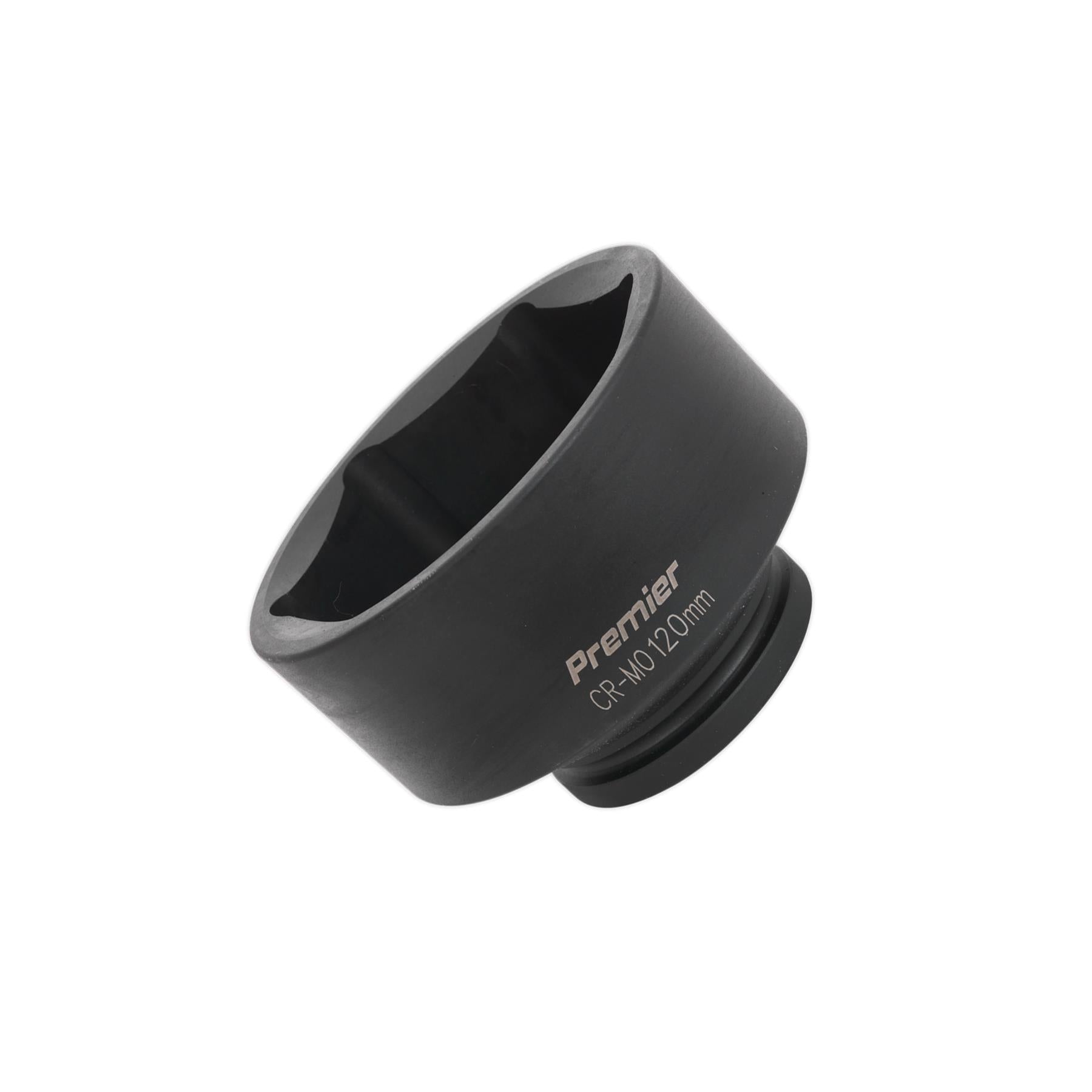 Sealey Impact Socket 120mm 1"Sq Drive Chrome Molybdenum Lifetime Guarantee
