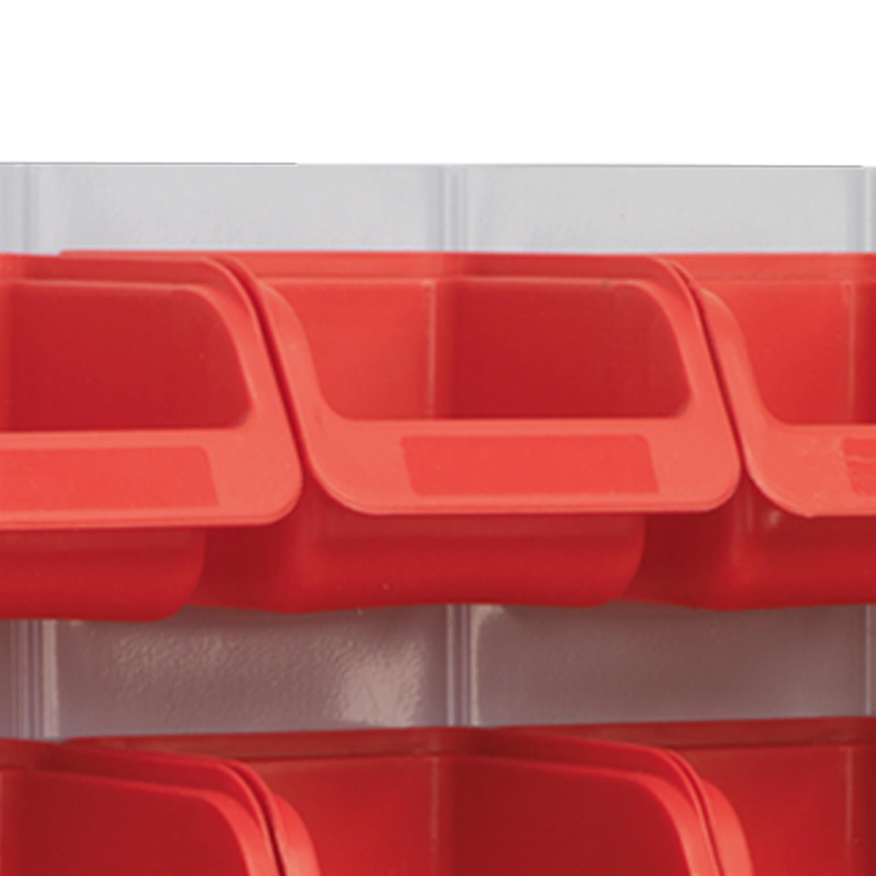 Sealey Bin & Panel Combination 24 Bins - Red