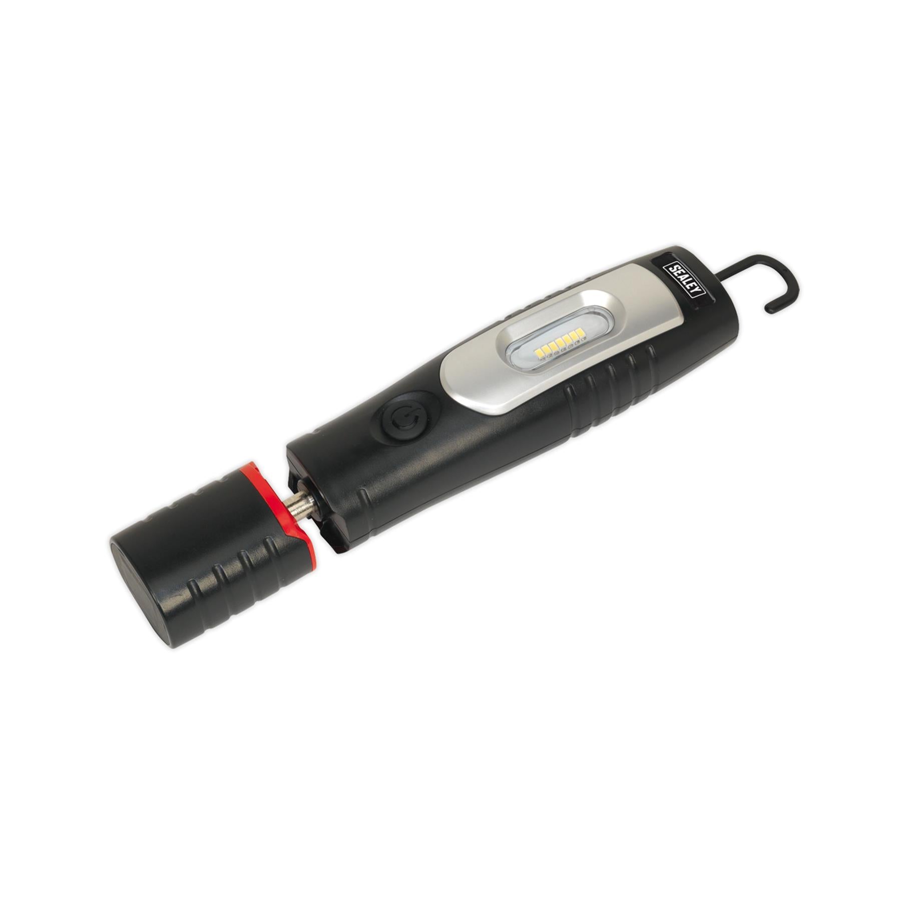 Sealey Rechargeable 360 Inspection Light 7 SMD & 3W SMD LED Black