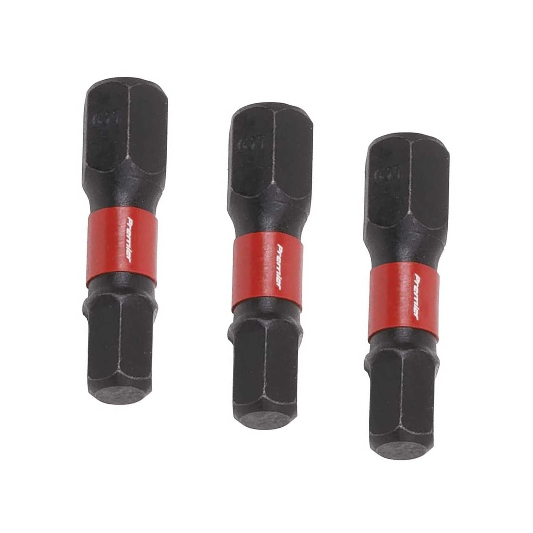 Hex 5mm Impact Power Tool Bits 25mm - 3pc
