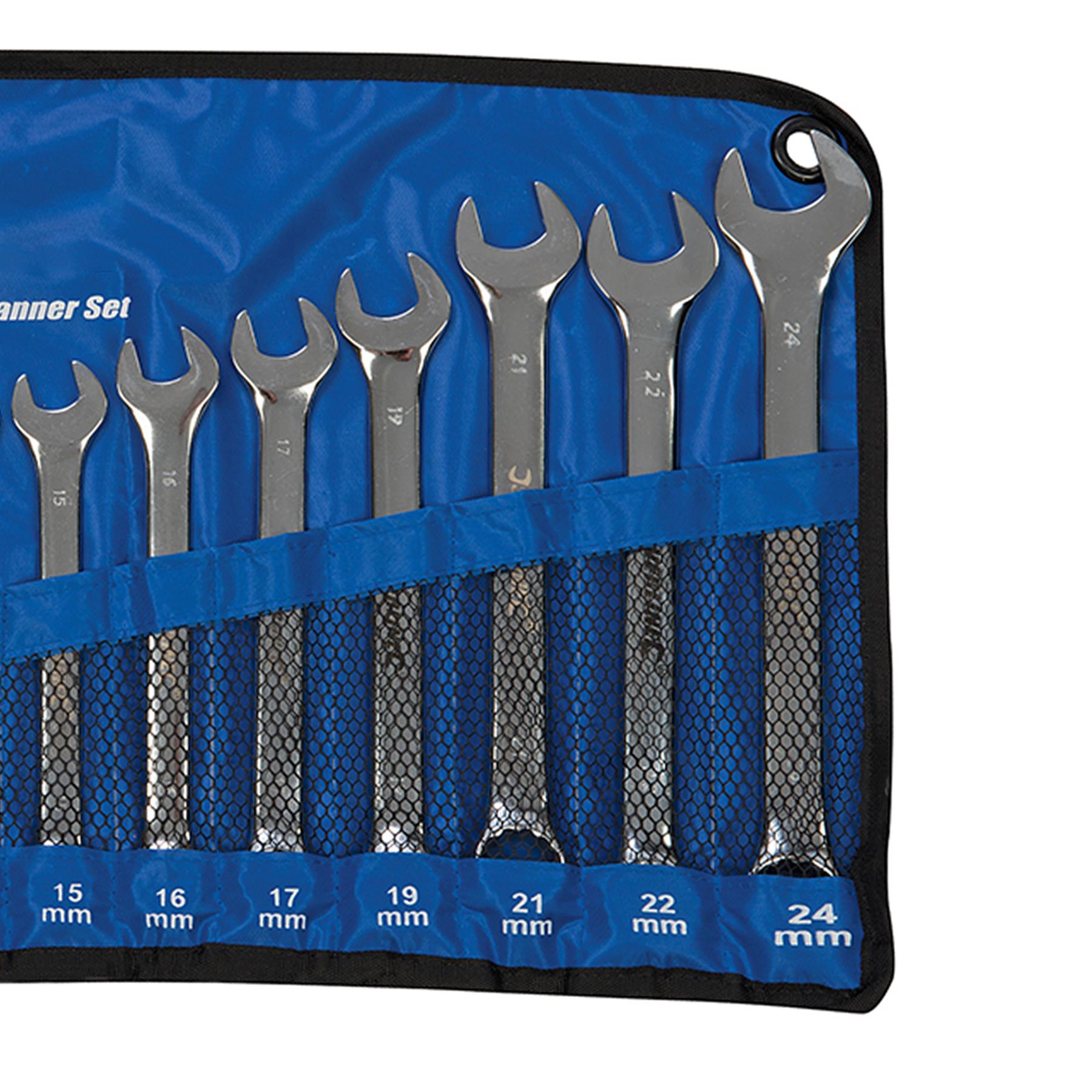 14 Pce Pro Cr-V Metric Combination Spanner Set 8-24mm (Sp50)