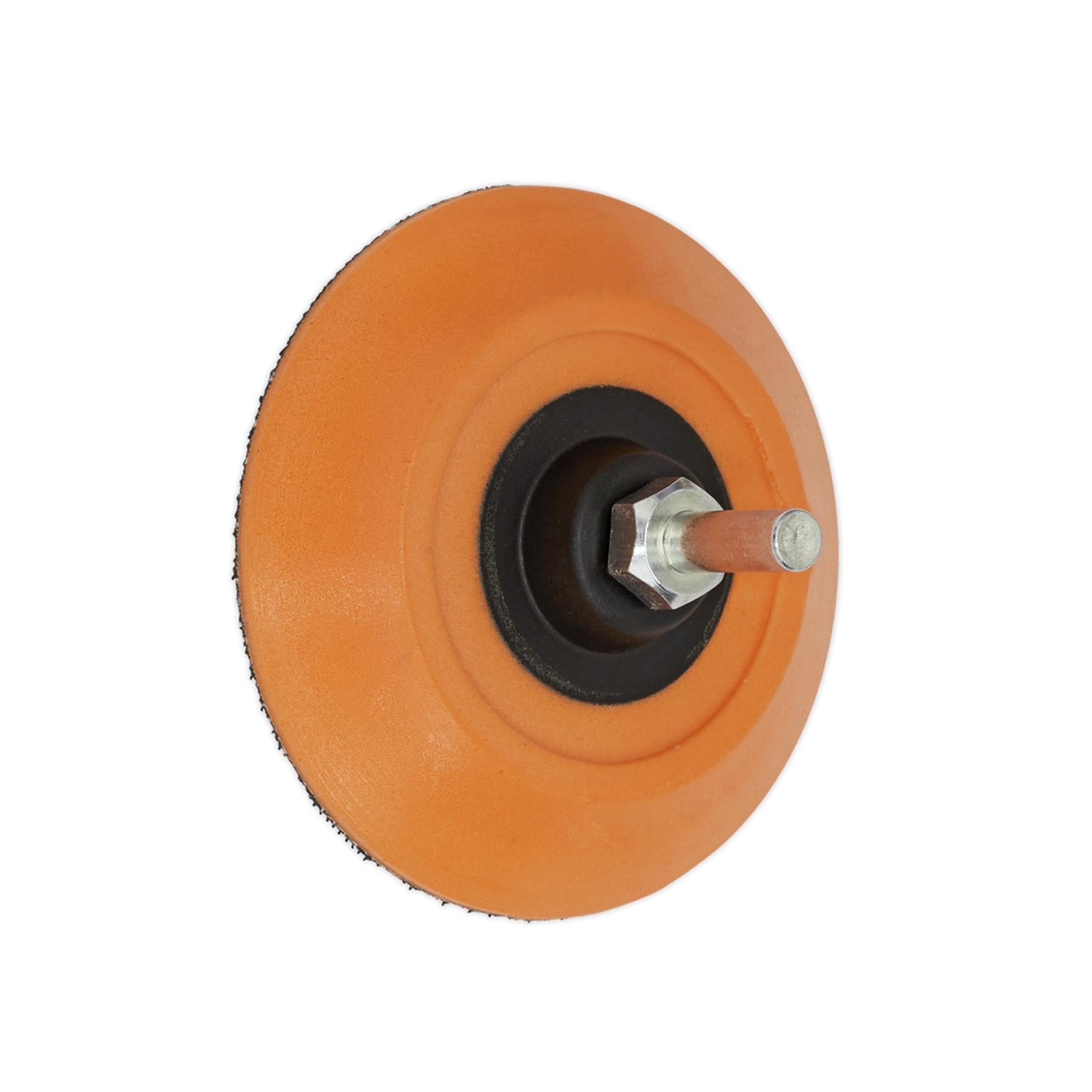 Sealey Hook-and-Loop Backing Pad Ø75mm 6mm Shaft Garage Workshop DIY