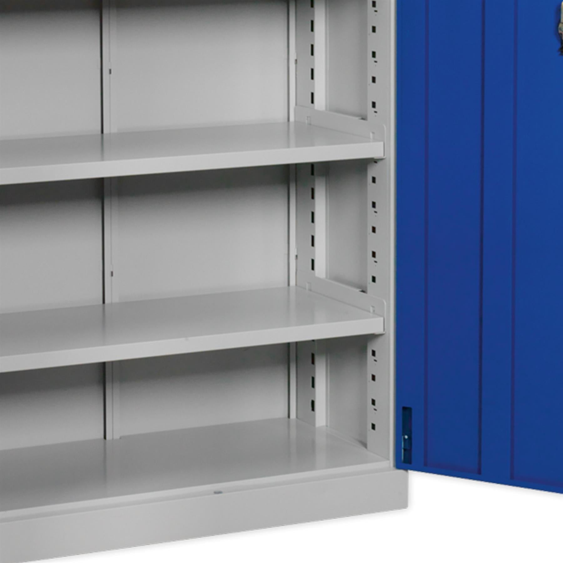 Sealey Industrial Cabinet 4 Shelf 1800mm double door, freestanding