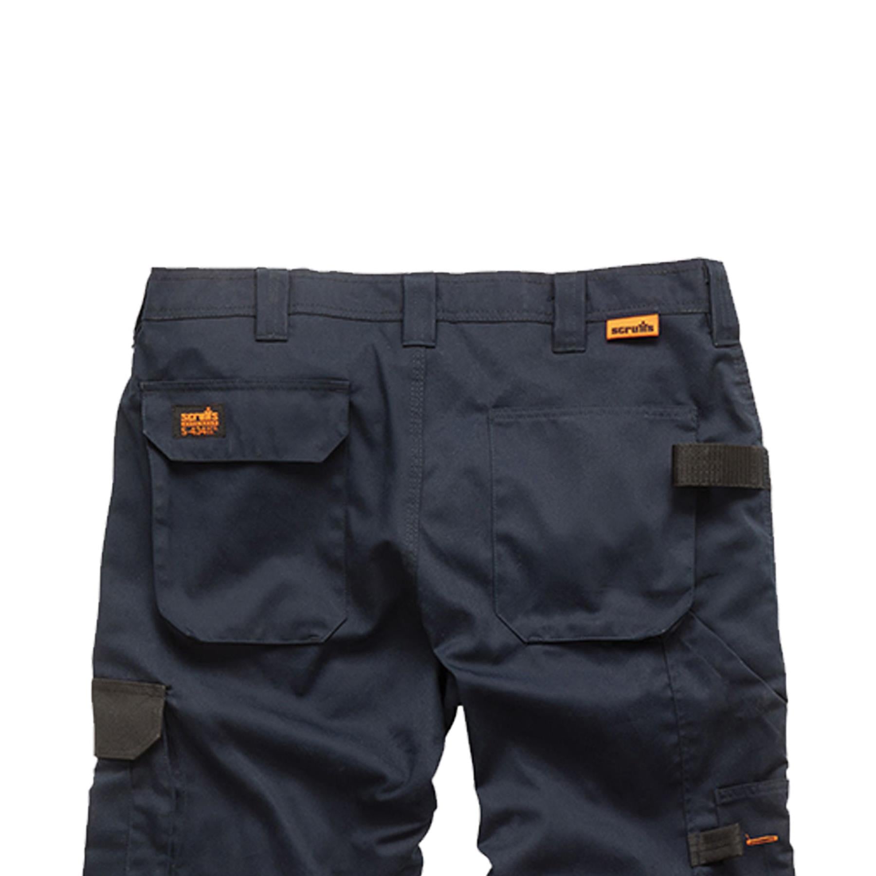 Scruffs Worker Trousers | Trade Hard Wearing Work Trousers NAVY (30R)