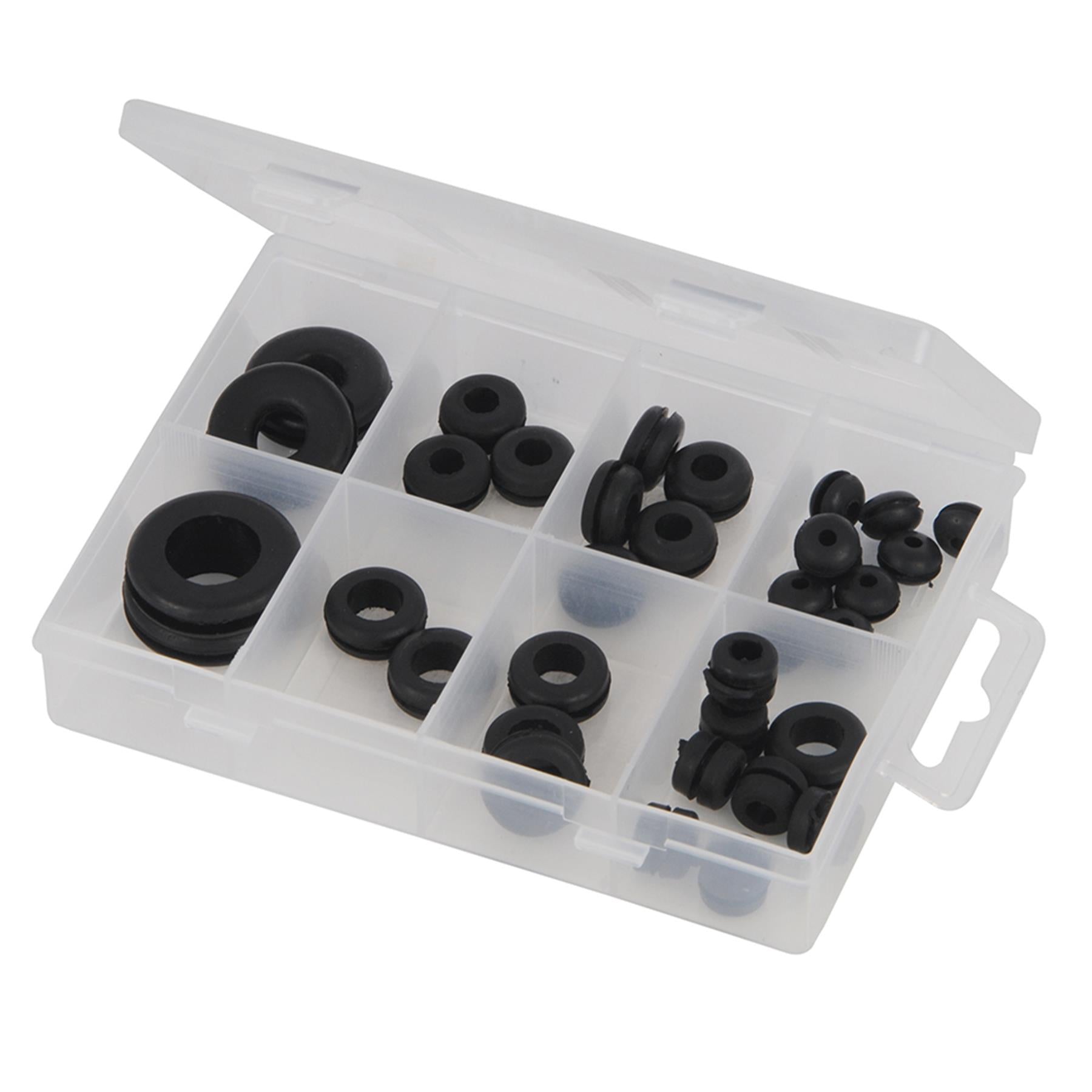 35Pce Rubber Grommets Pack Diy Tools Industrial Used For Anti-Vibration Purposes
