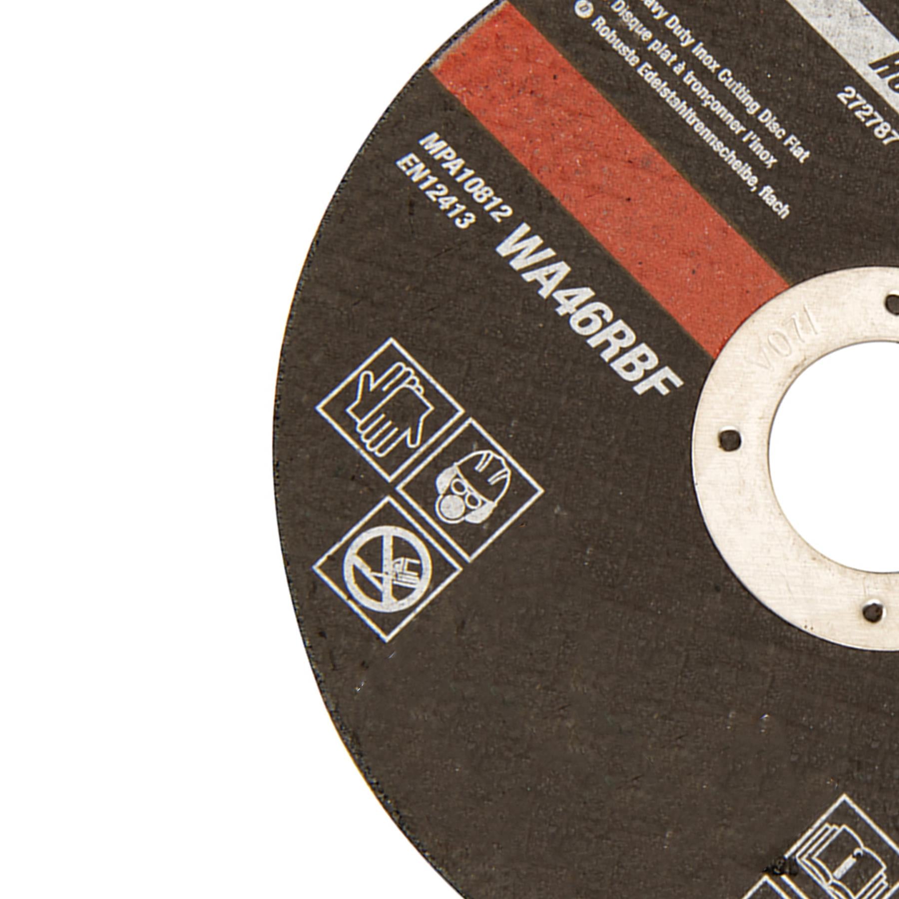 Cutting/Slitting Disc Flat 115 x 1.2 x 22.23mm - Inox Metal & Alloy