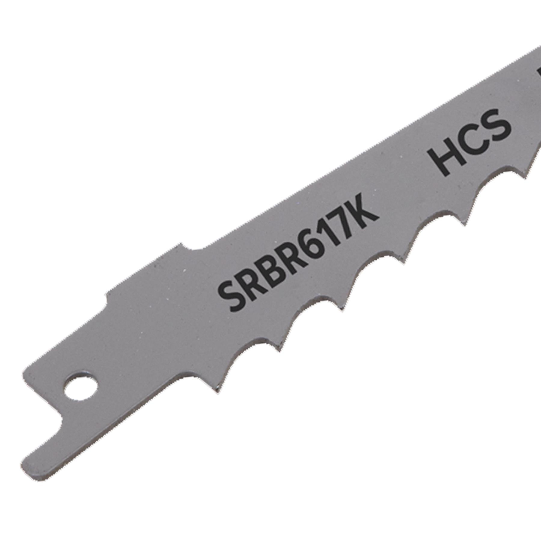 Sealey Reciprocating Saw Blade Pruning & Coarse Wood 150mm 3tpi-Pk5