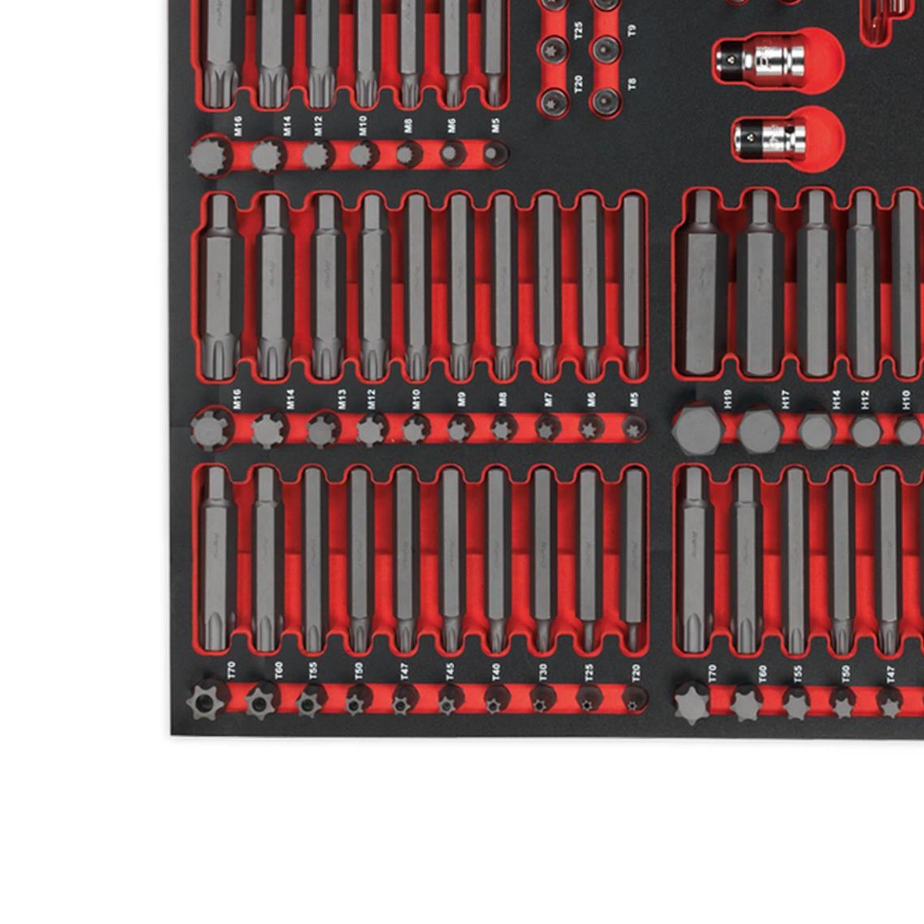 Sealey Tool Tray with Specialised Bits & Sockets 177pc