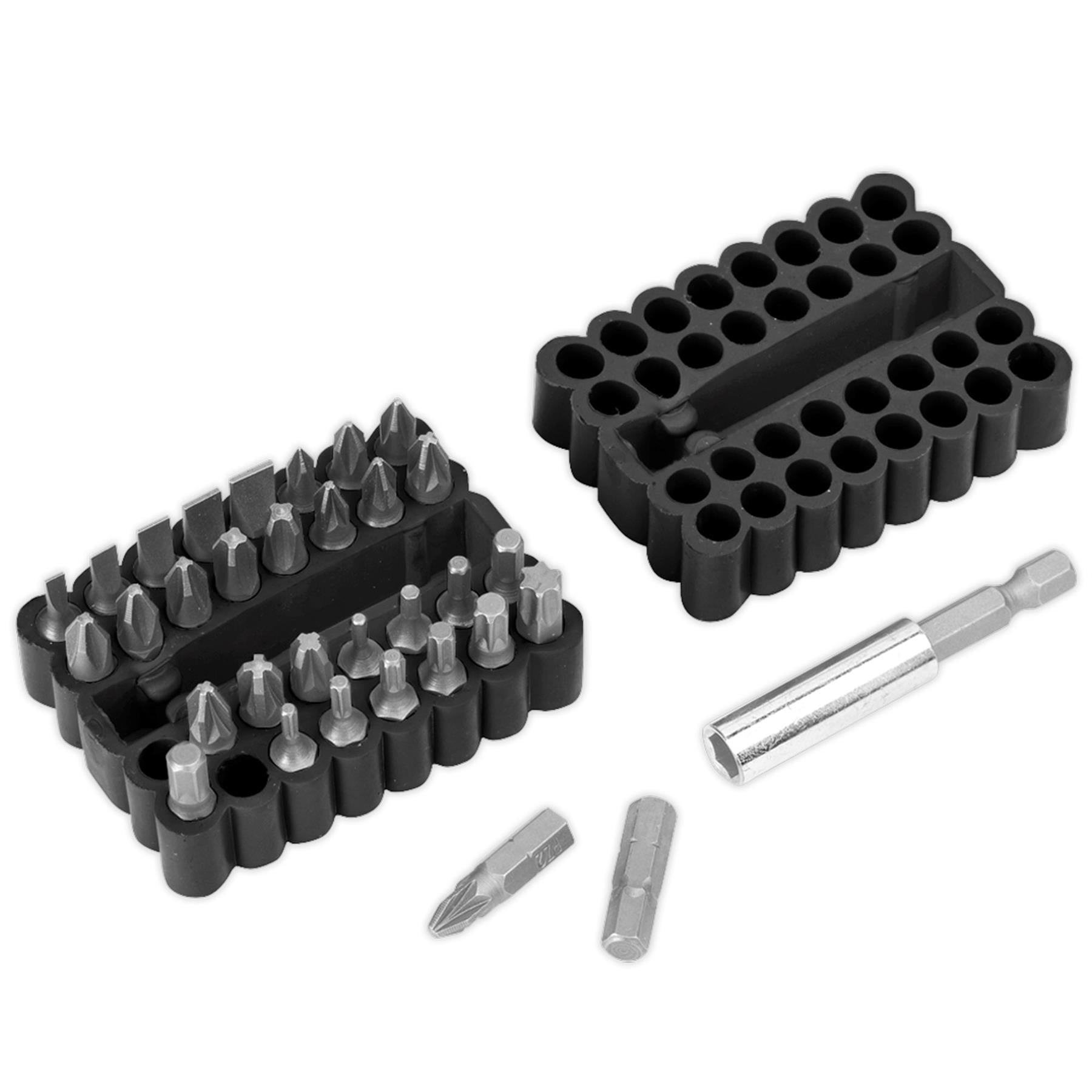 Sealey Bit & Magnetic Adaptor Set 33pc