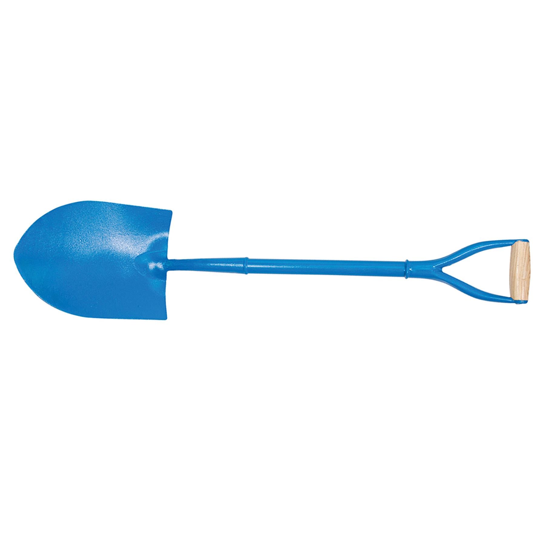 Forged Round Mouth Shovel 1100mm - Gardening Tool Blade L X W: 310 X 230mm