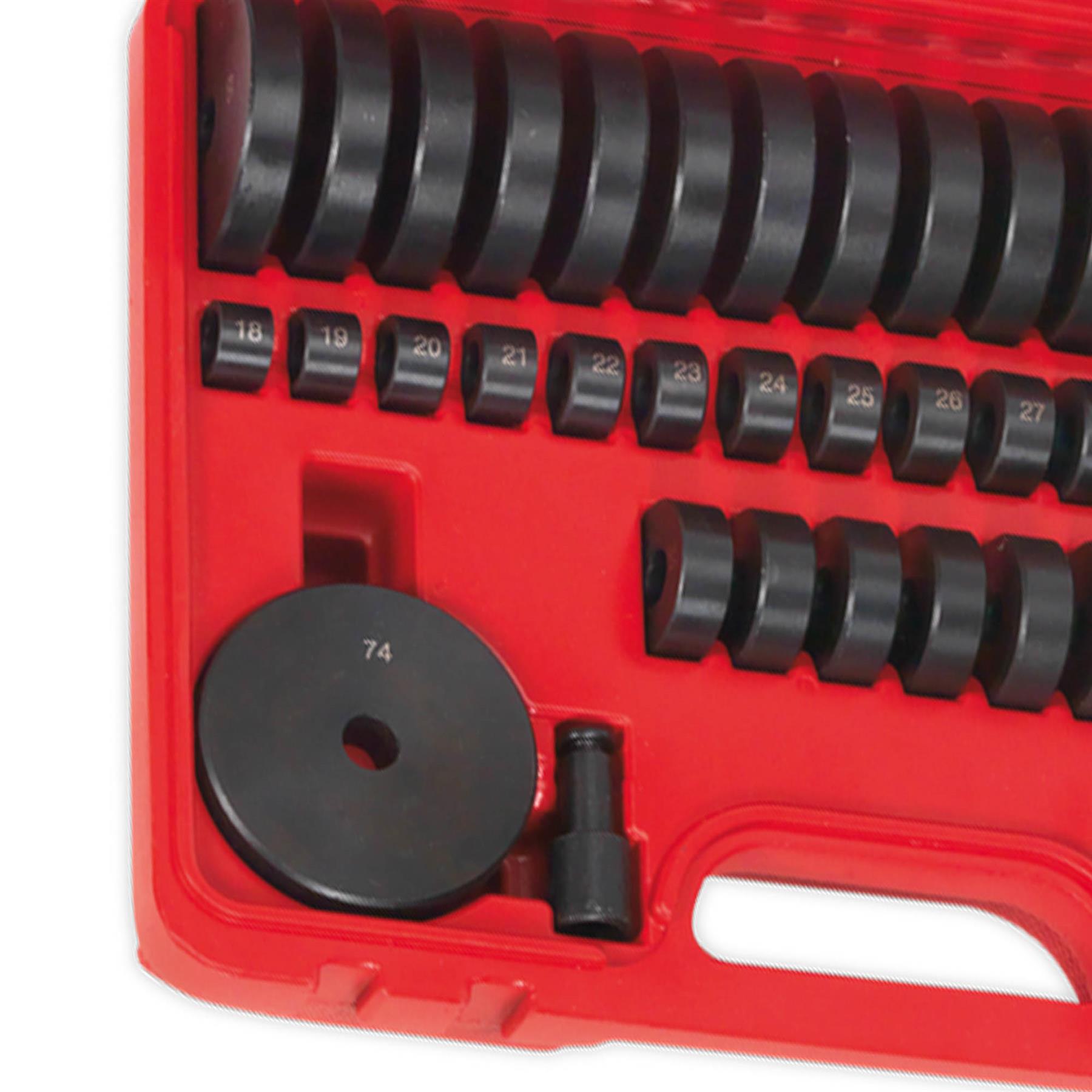 Sealey Bearing Race & Seal Driver Set 52pc