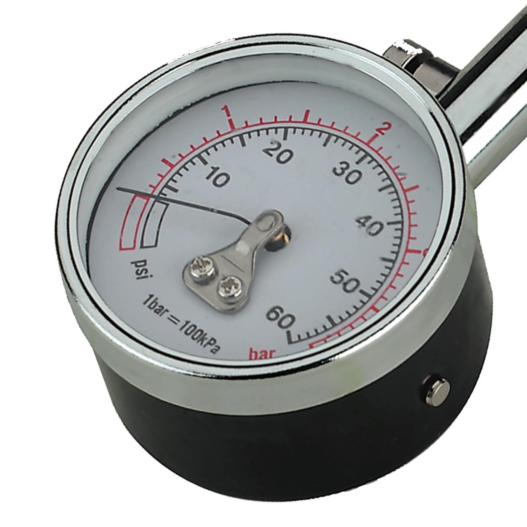 Sealey Tyre Pressure Gauge 0-4bar(0-60psi)