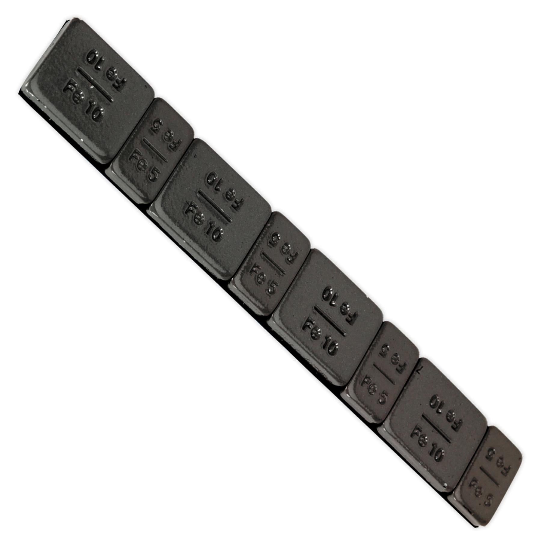 Wheel Weight 5 & 10g Adhesive Zinc Plated Steel Pk of 50x8 Sealey