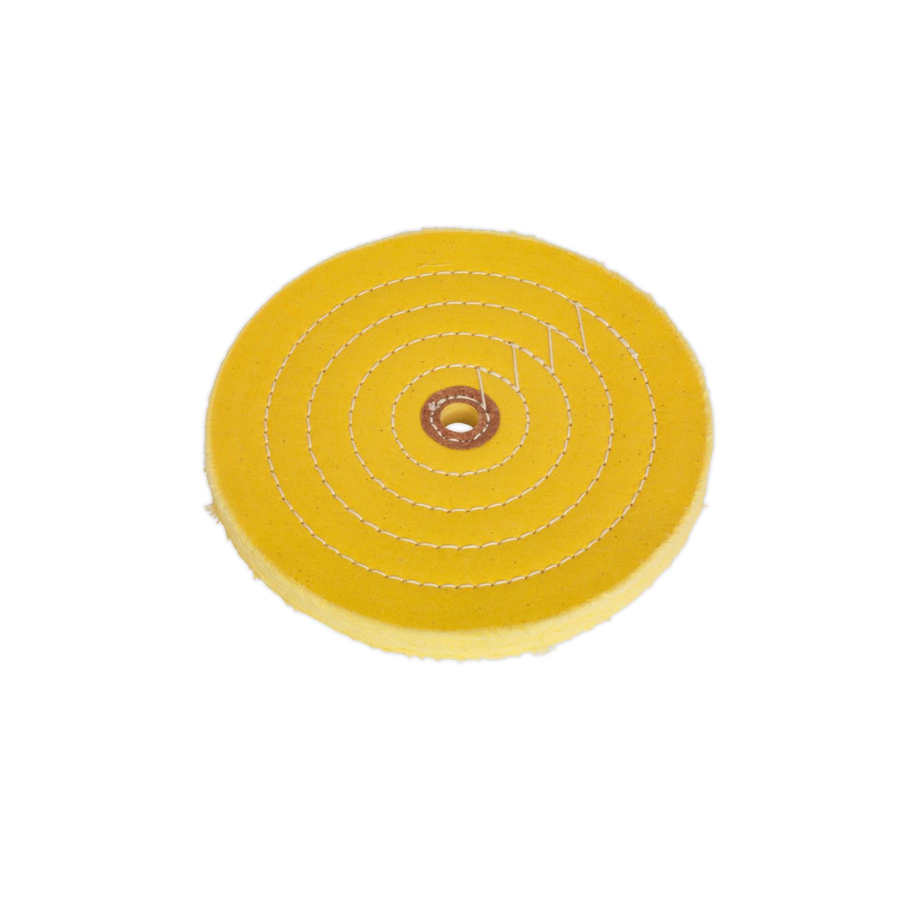 Sealey Buffing Wheel Ø200 x 16mm Ø16mm Bore Coarse