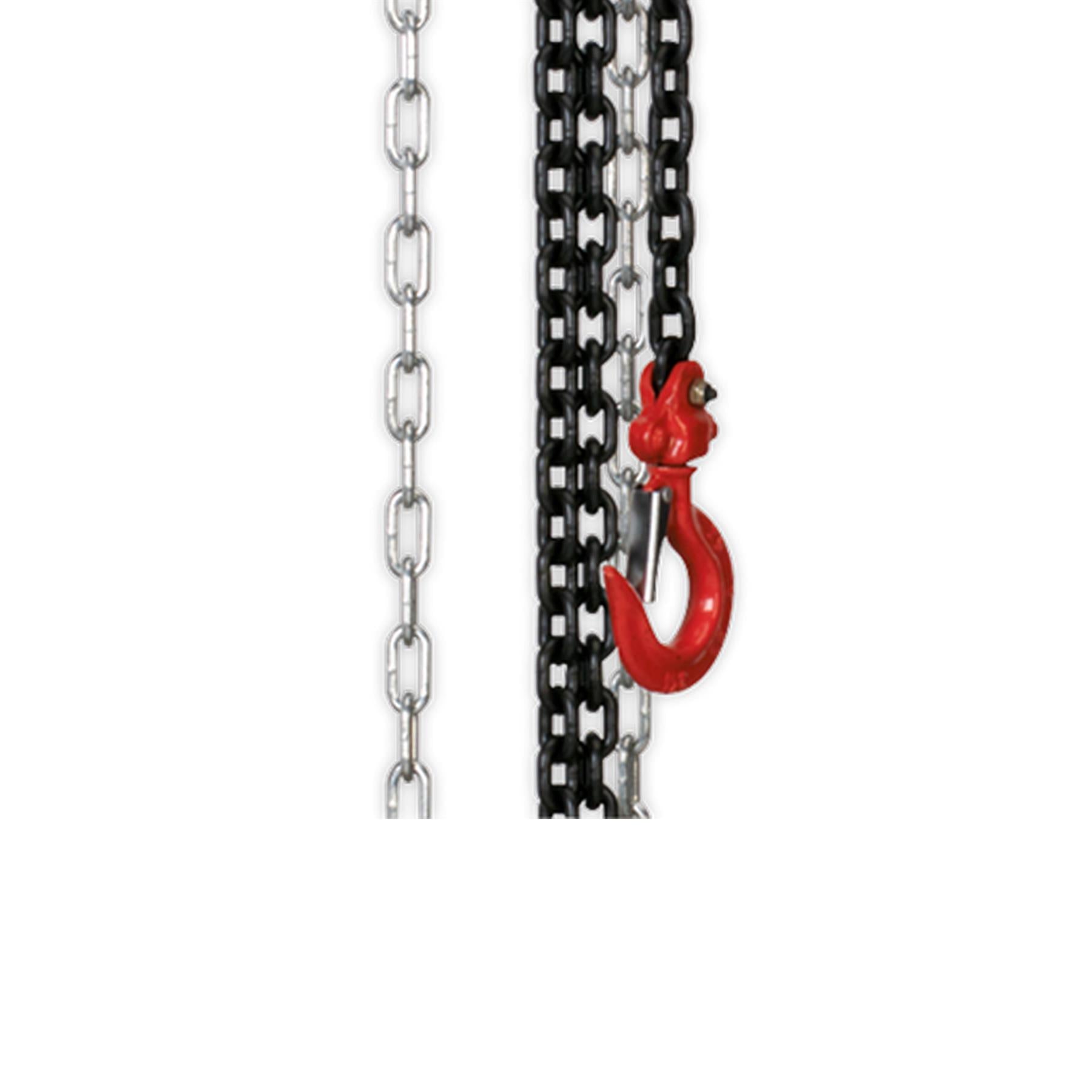 Sealey Chain Block 0.5tonne 2.5m Safety Latches - CB500