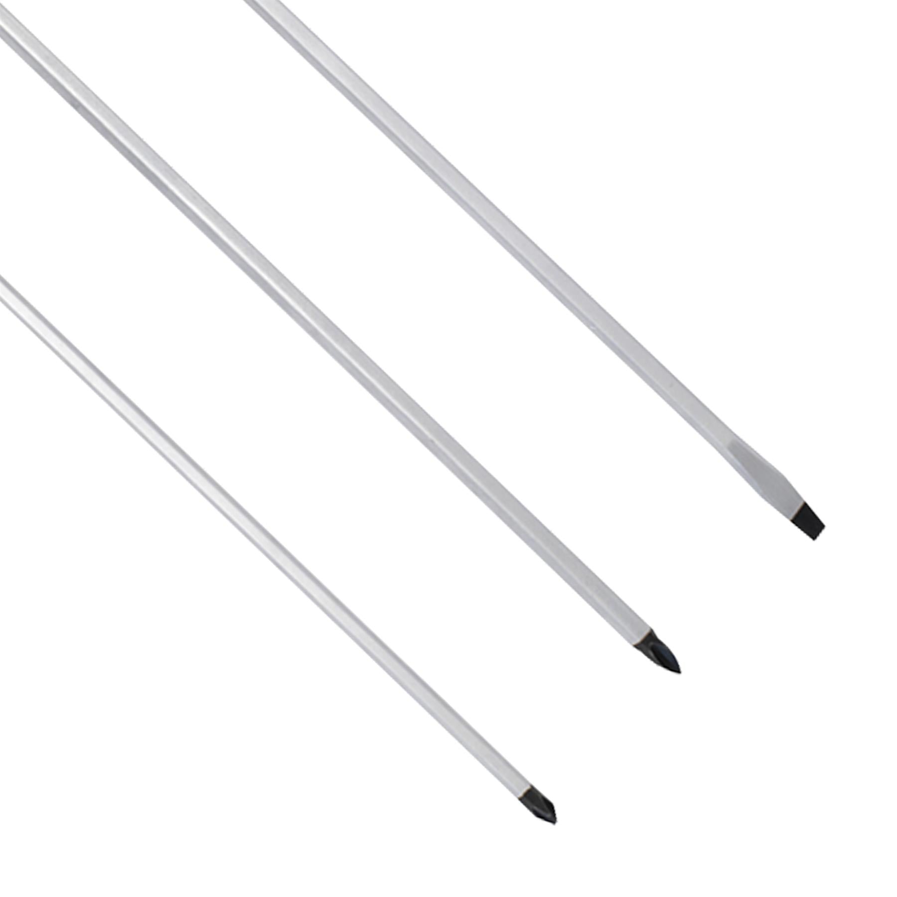 Sealey Extra-Long Hammer-Thru Screwdriver Set 3pc