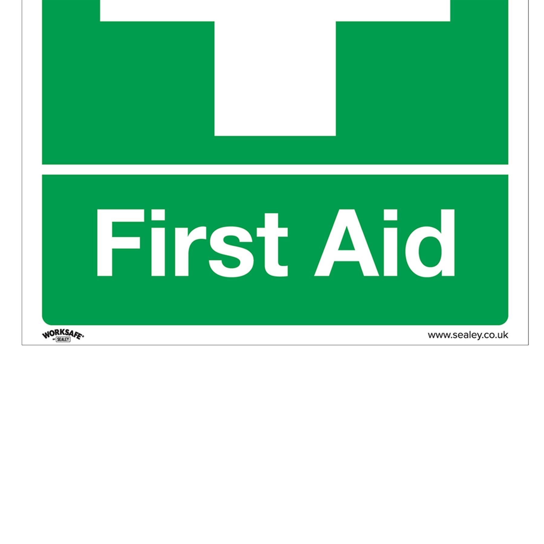 Safety Sign - First Aid - Self-Adhesive Vinyl