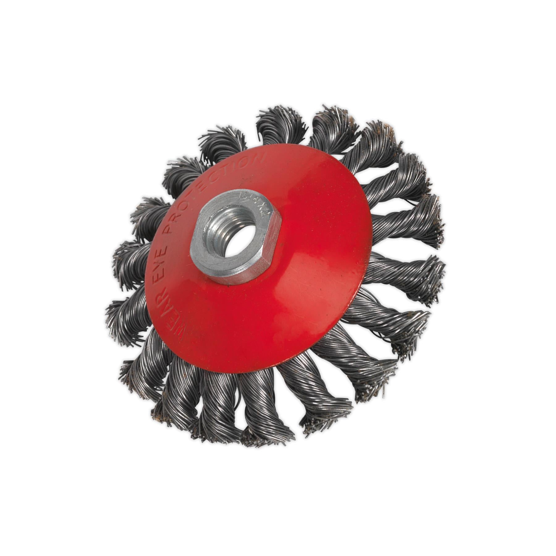 Sealey Conical Wire Brush 100mm M10 x 1.5mm