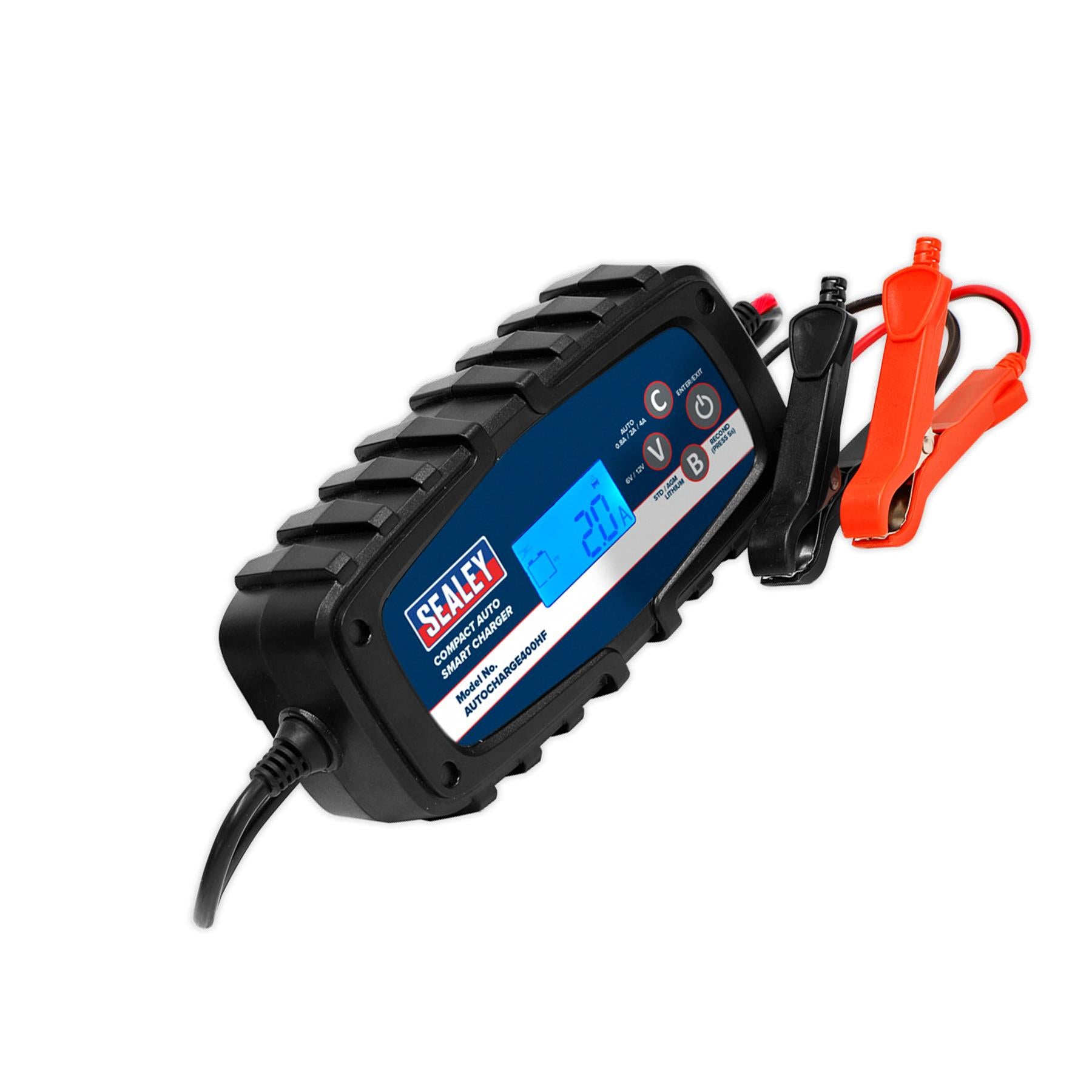 Sealey Compact Auto Smart Charger 4A 6/12V