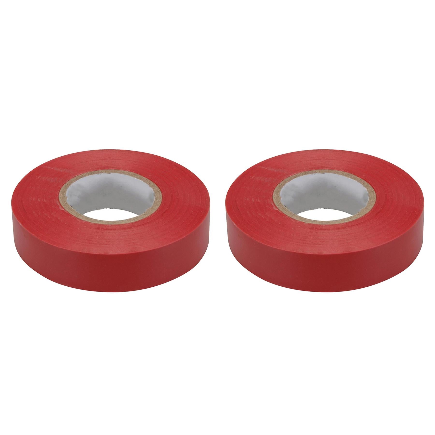 2 x PVC Insulation Electrical Tape Flame Retardent Red