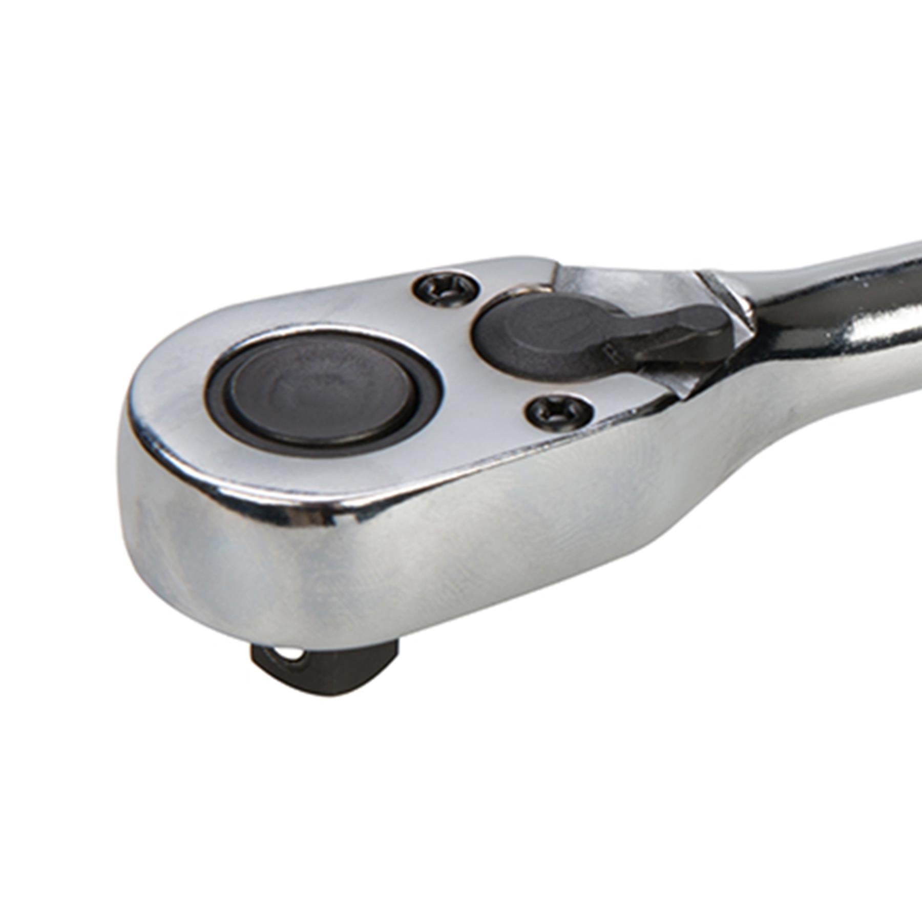 Ratchet Handle Hi-Torque 3/8" / 202Nm Single-Handed Reversible Mechanism
