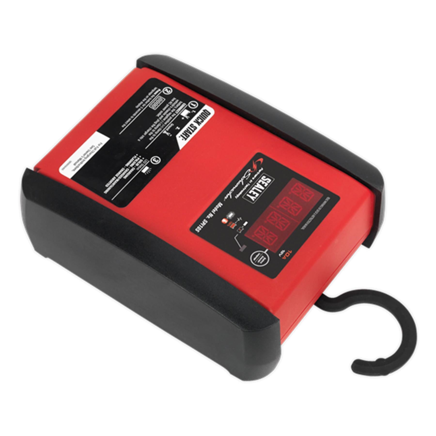 Sealey Schumacher Intelligent Speed Charge Battery Charger 10A 12V
