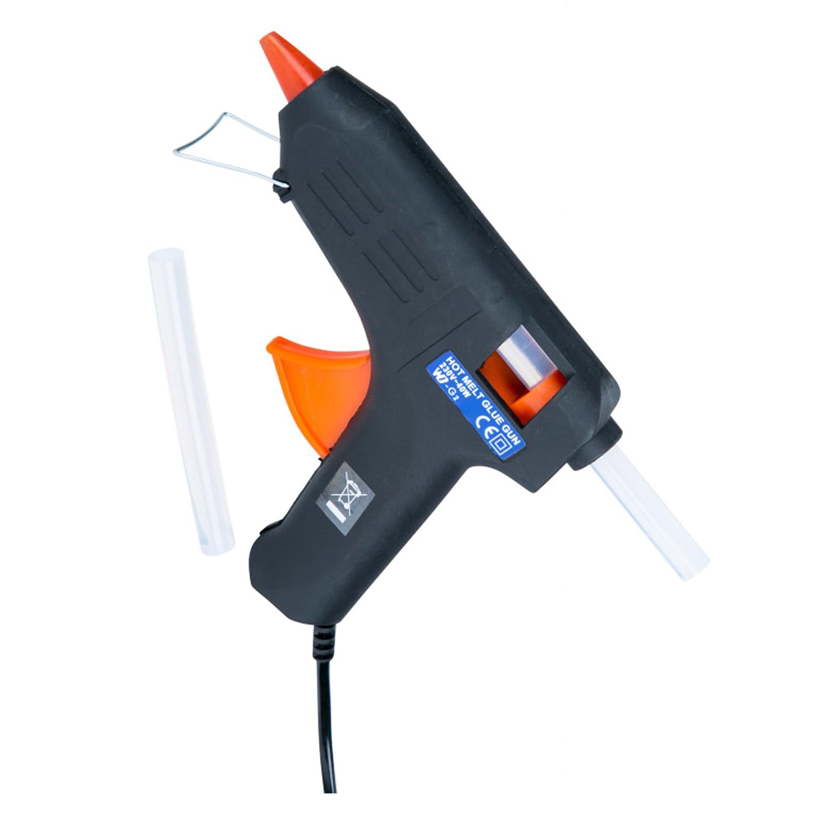 BlueSpot Hot Melt Mini Glue Gun + 2 Sticks 40W 240V Arts Crafts