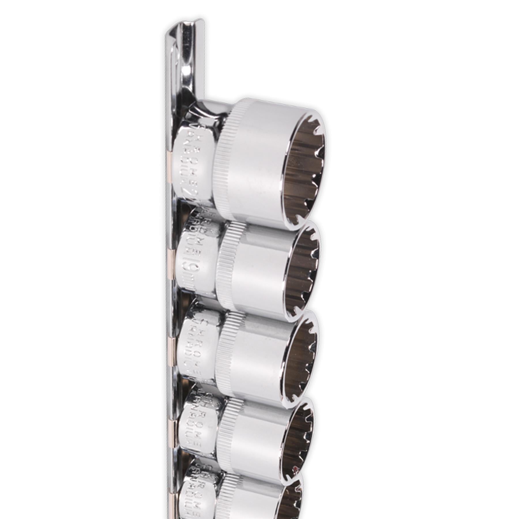 Sealey Socket Set 11pc 3/8"Sq Drive Total Drive
