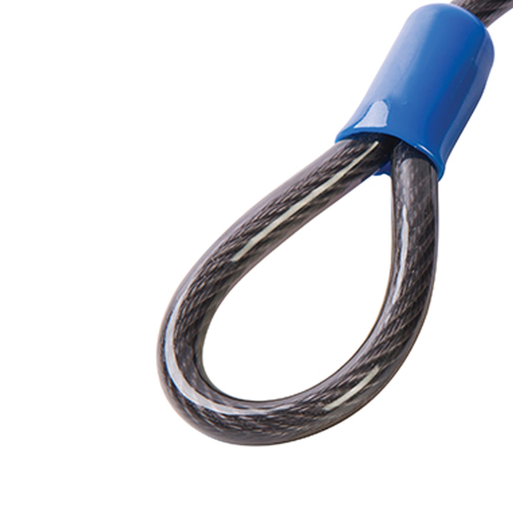 Looped Steel Security Cable - 2.5M X 8mm Heavy Duty Multi-Strand Twisted Steel