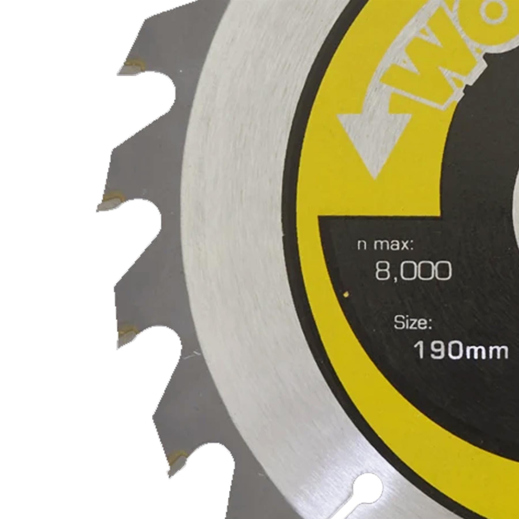 Sealey Trade Circular Saw Blade 190 x 30mm - 24tpu