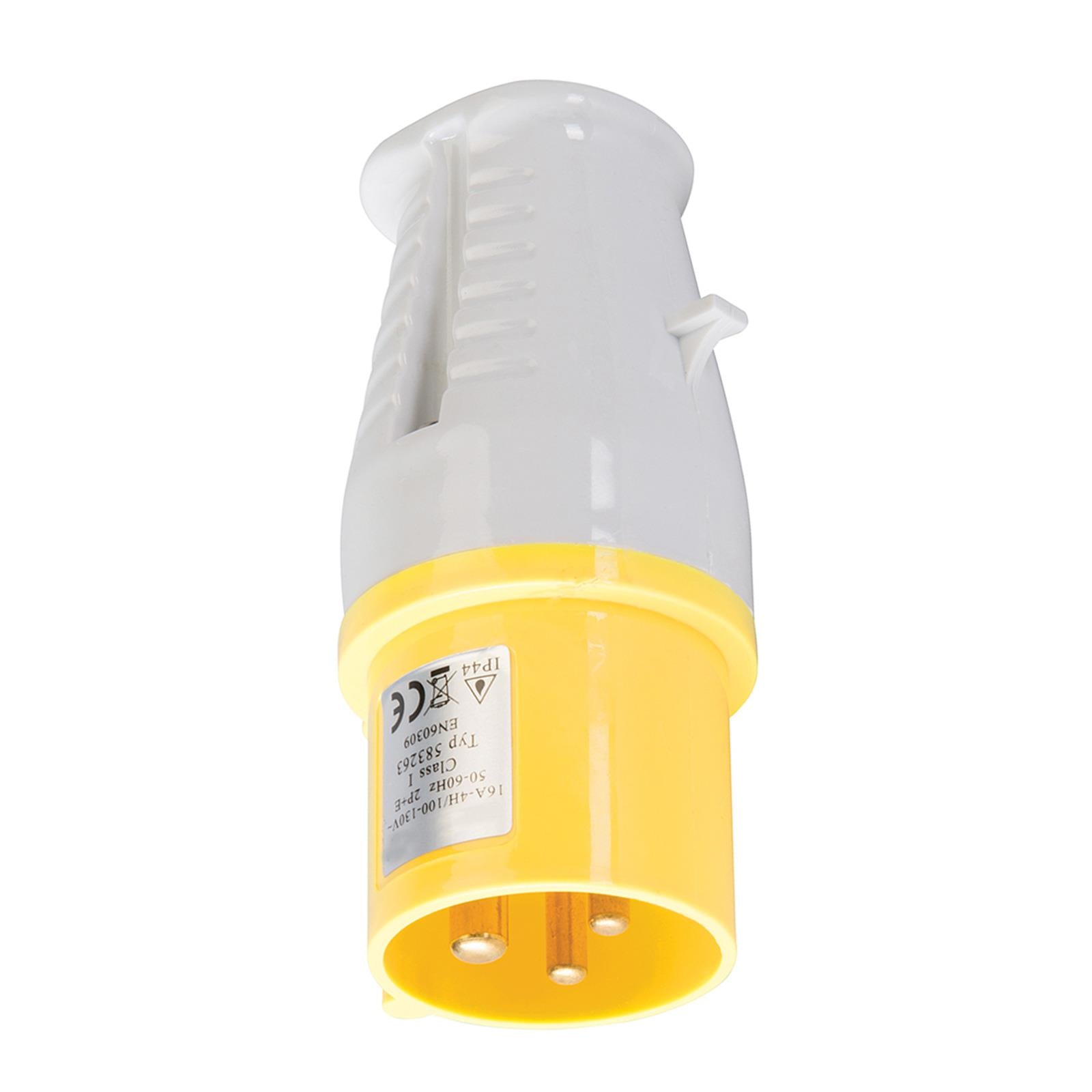 16A Industrial Male Electrical Plug Socket 110V 16 Amp For Site & Industrial Use