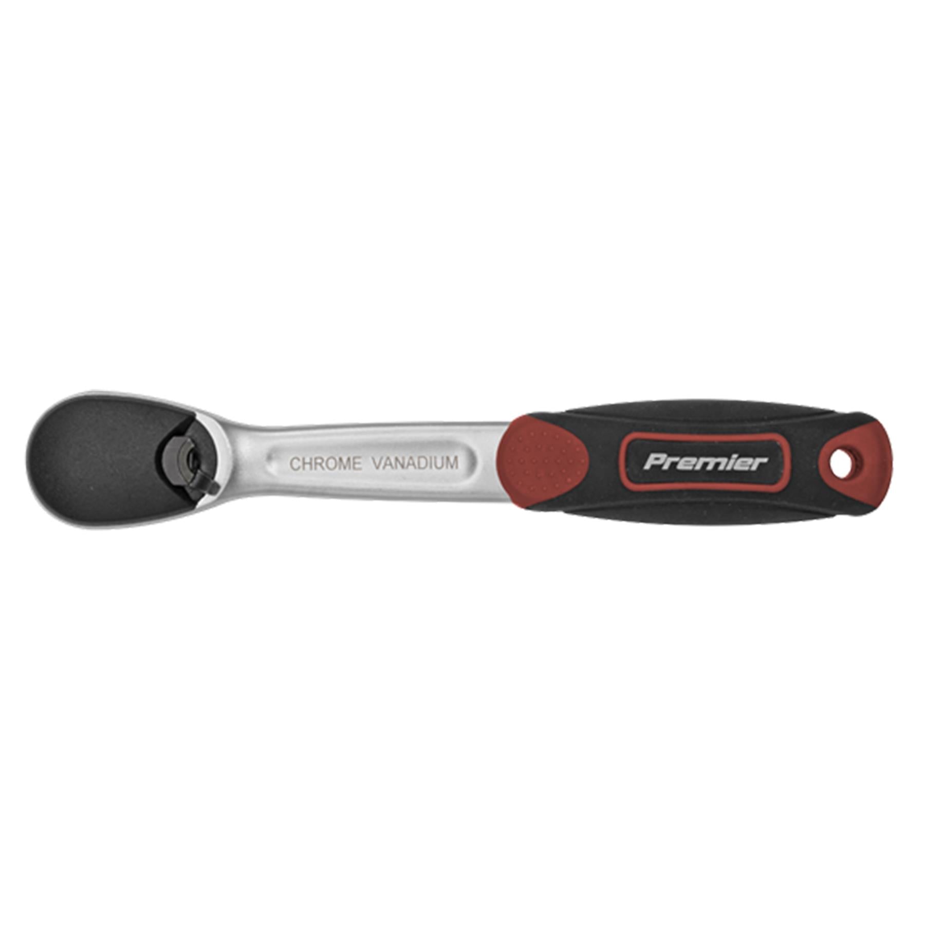 Sealey Ratchet Wrench 1/4"Sq Drive Dust-Free Push Rev - Platinum