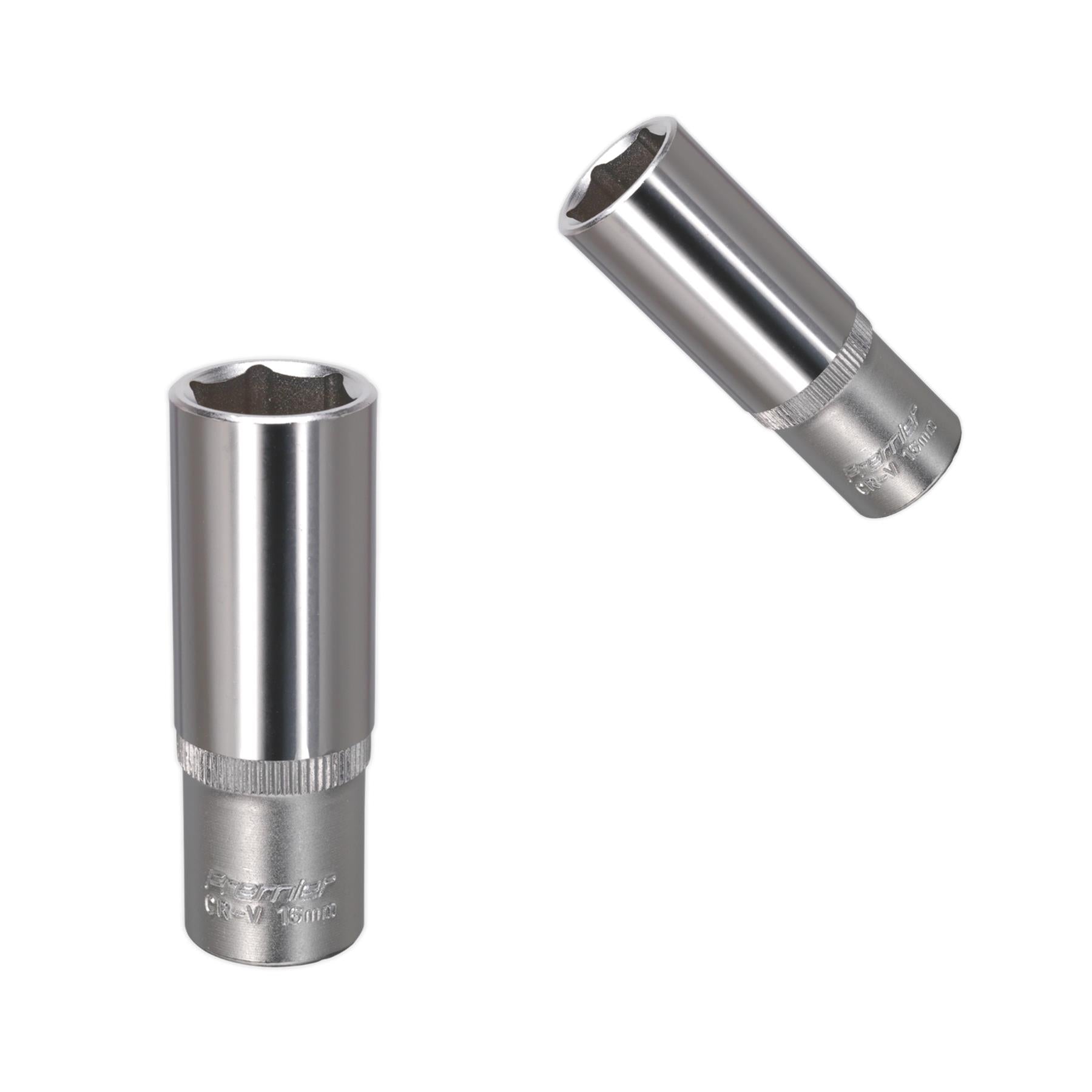 Sealey WallDrive® Socket 16mm Deep 3/8"Sq Drive Garage Workshop DIY