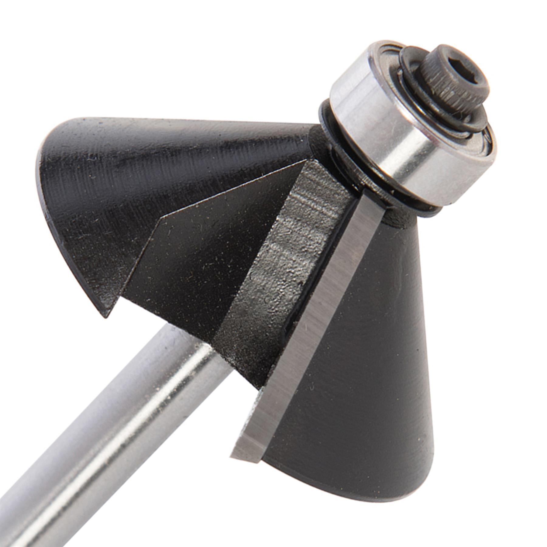 1/4" Chamfer Bit 1 5/8" X 13/16" 45° Premium Tungsten Carbide Cutting Edge