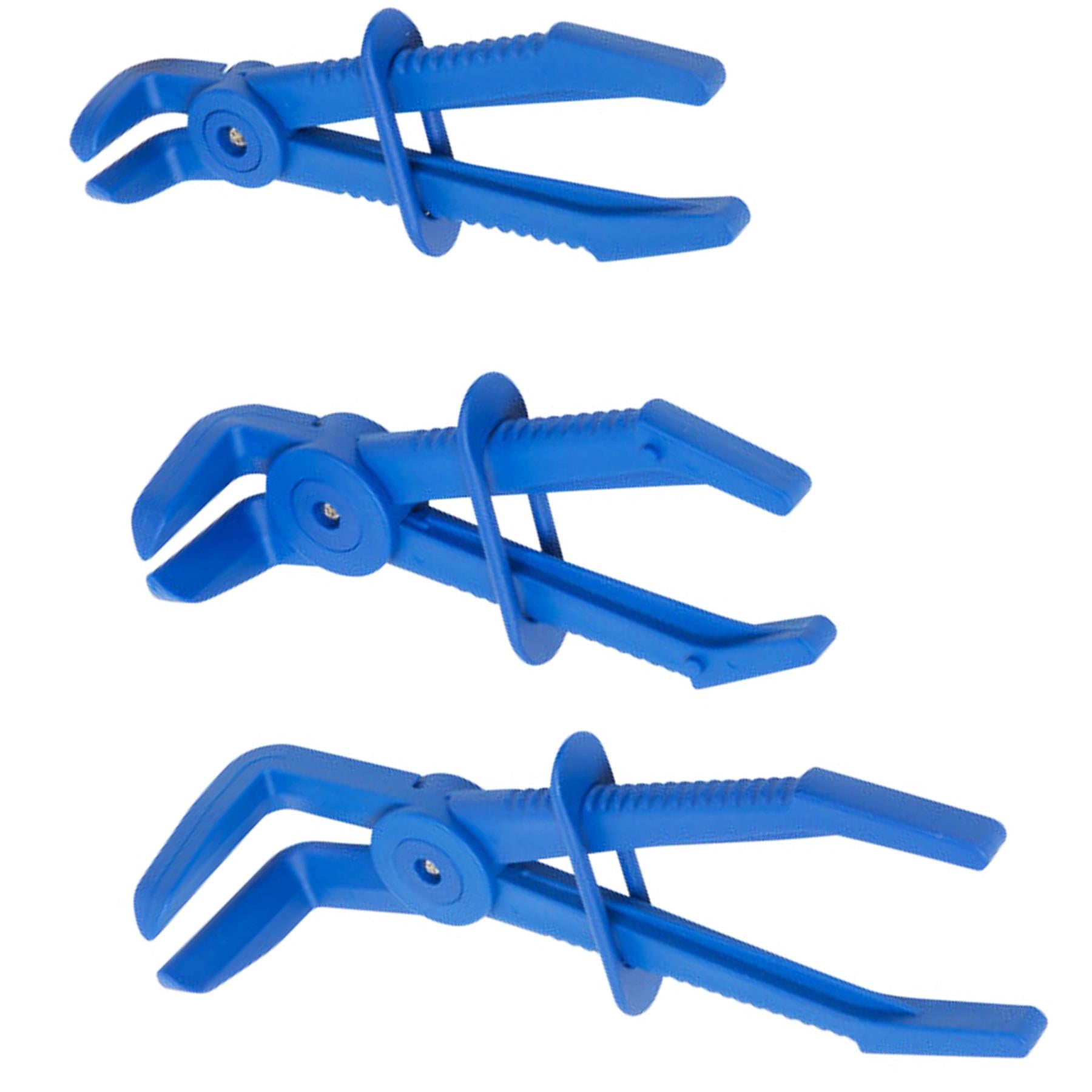 Bluespot 3pc Flexible Offset Hose Pliers Clamp Plier Set Brake Radiator Pipes