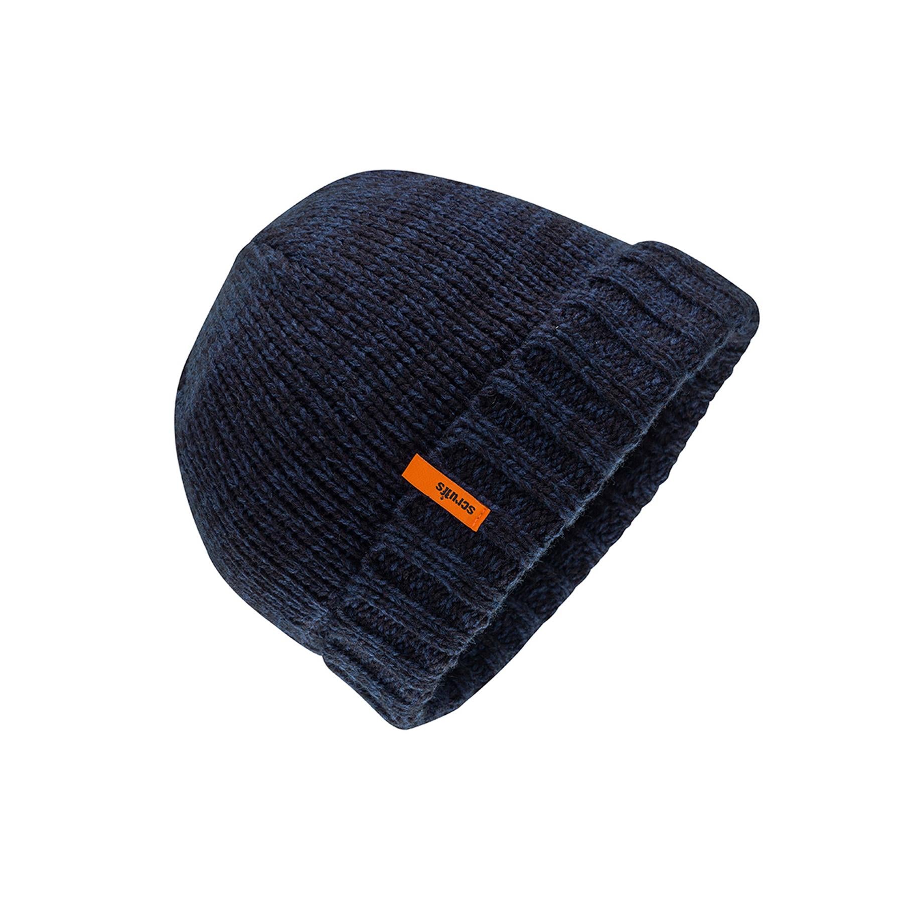 Scruffs Trade Beanie Navy/Black Extra Warmth Stretch fit for comfort