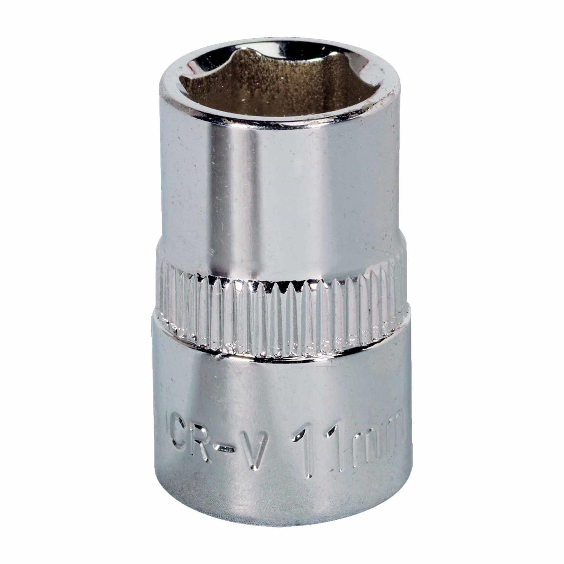 Wall Drive Socket 11mm 3/8"Sq Drive Fully Polished. Sealey