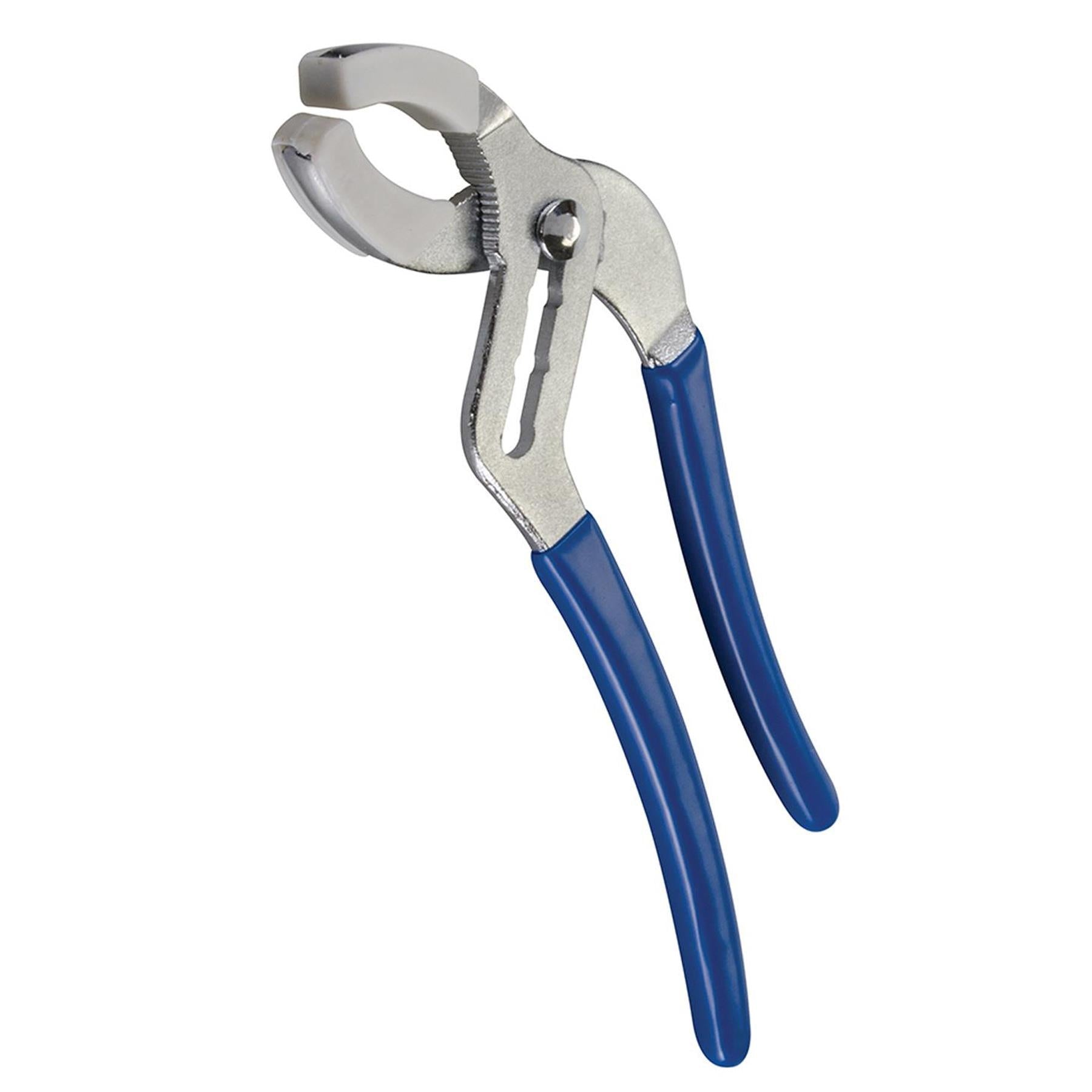 Wide Jaw Plumbing Pliers - 250mm - Jaw 85mm With Pair Of Removable Soft Jaws