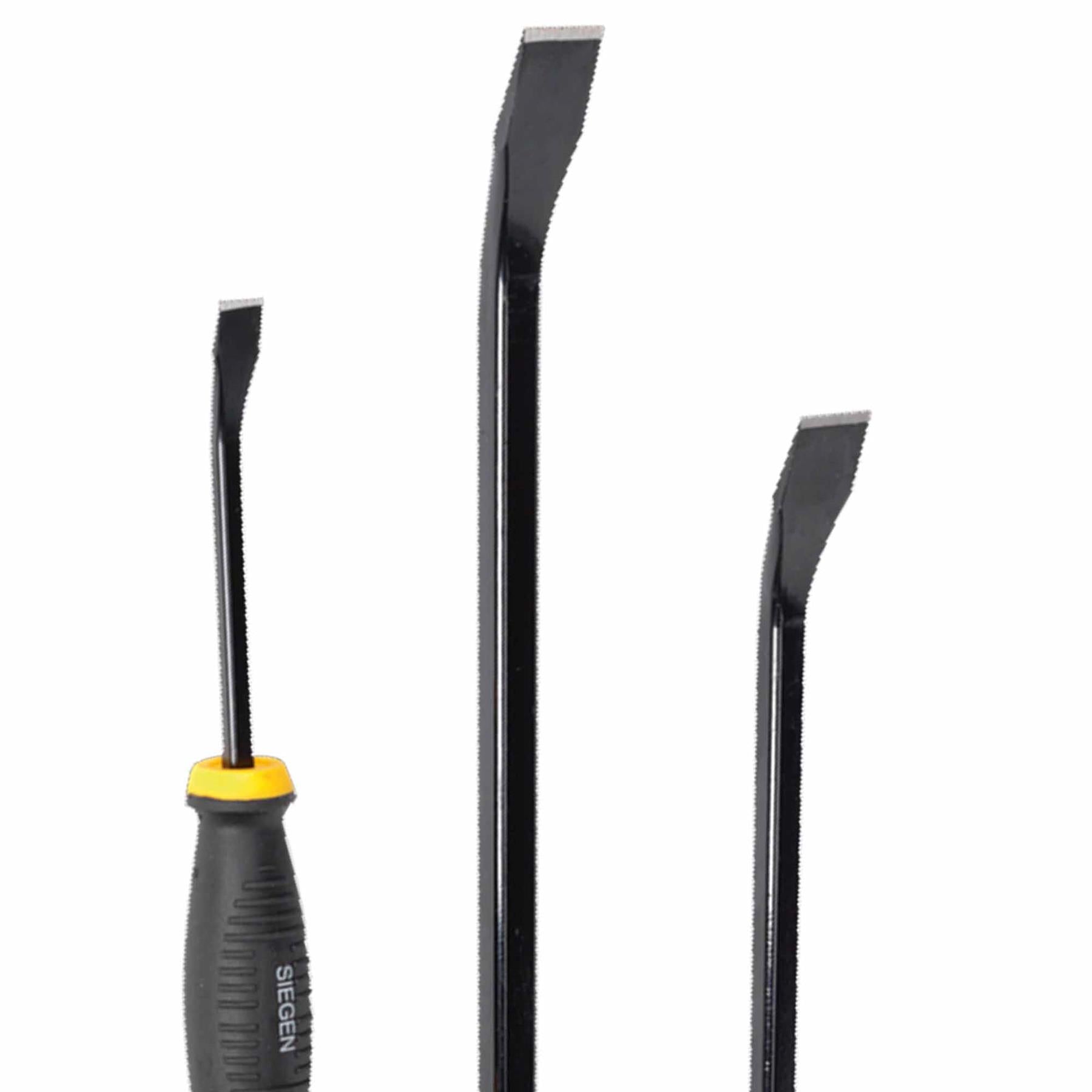 Sealey Pry Bar Set with Hammer Cap 4pc