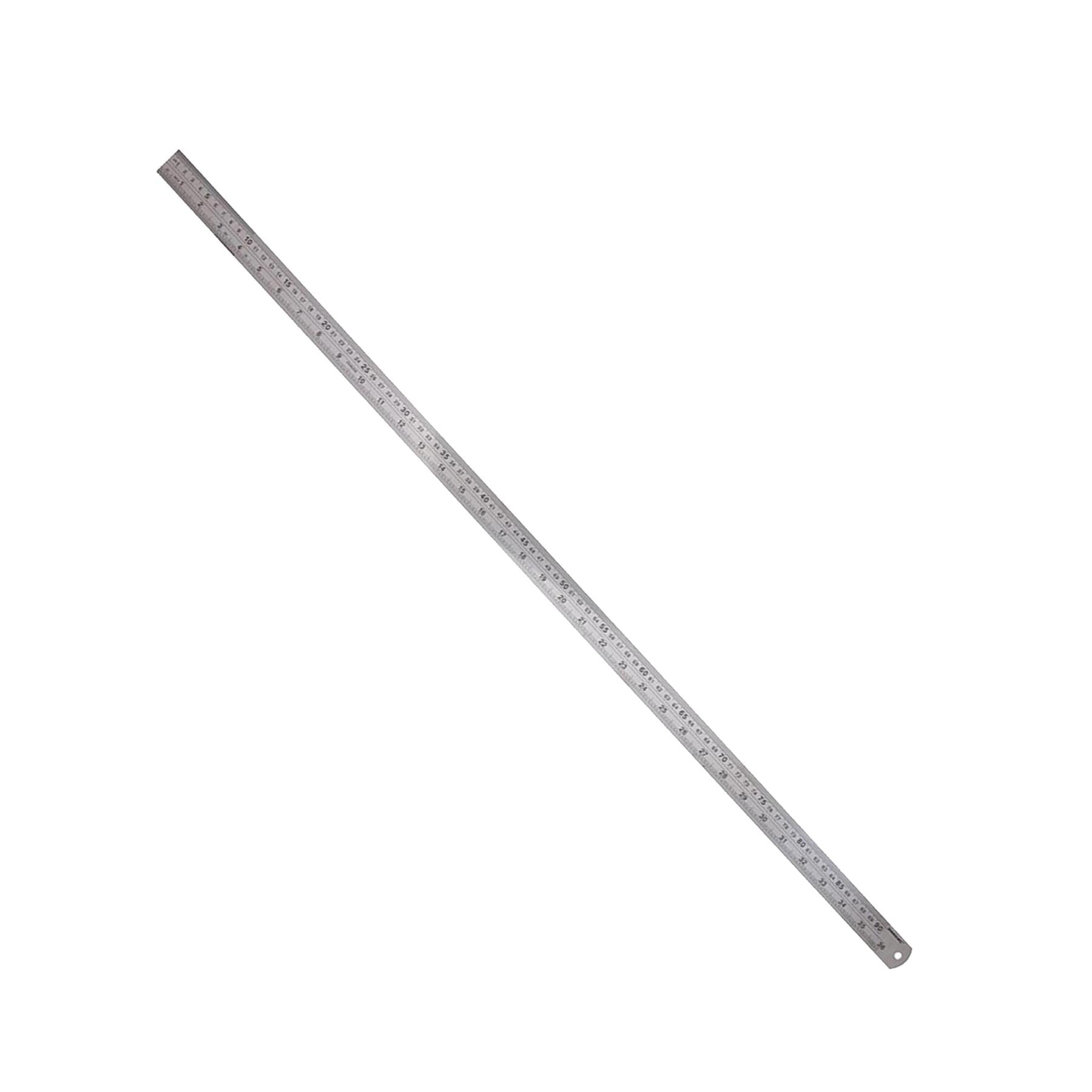 36" 90cm 900mm Stainless Steel Ruler Metal Rule Metric Imperial