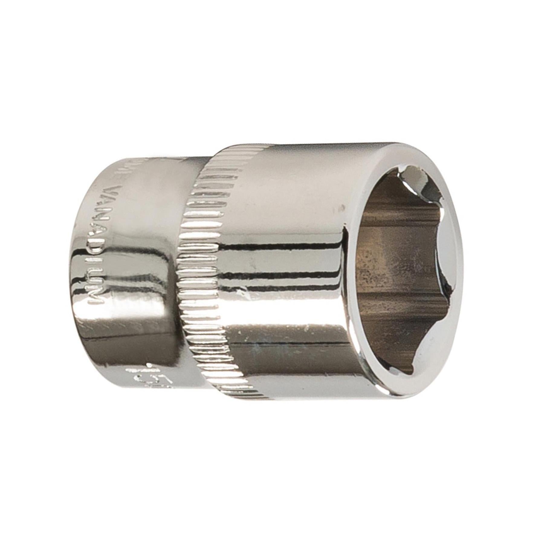 Socket 3/8" Drive Metric Hex Square 15mm Individual Hex Polished Crv Tool