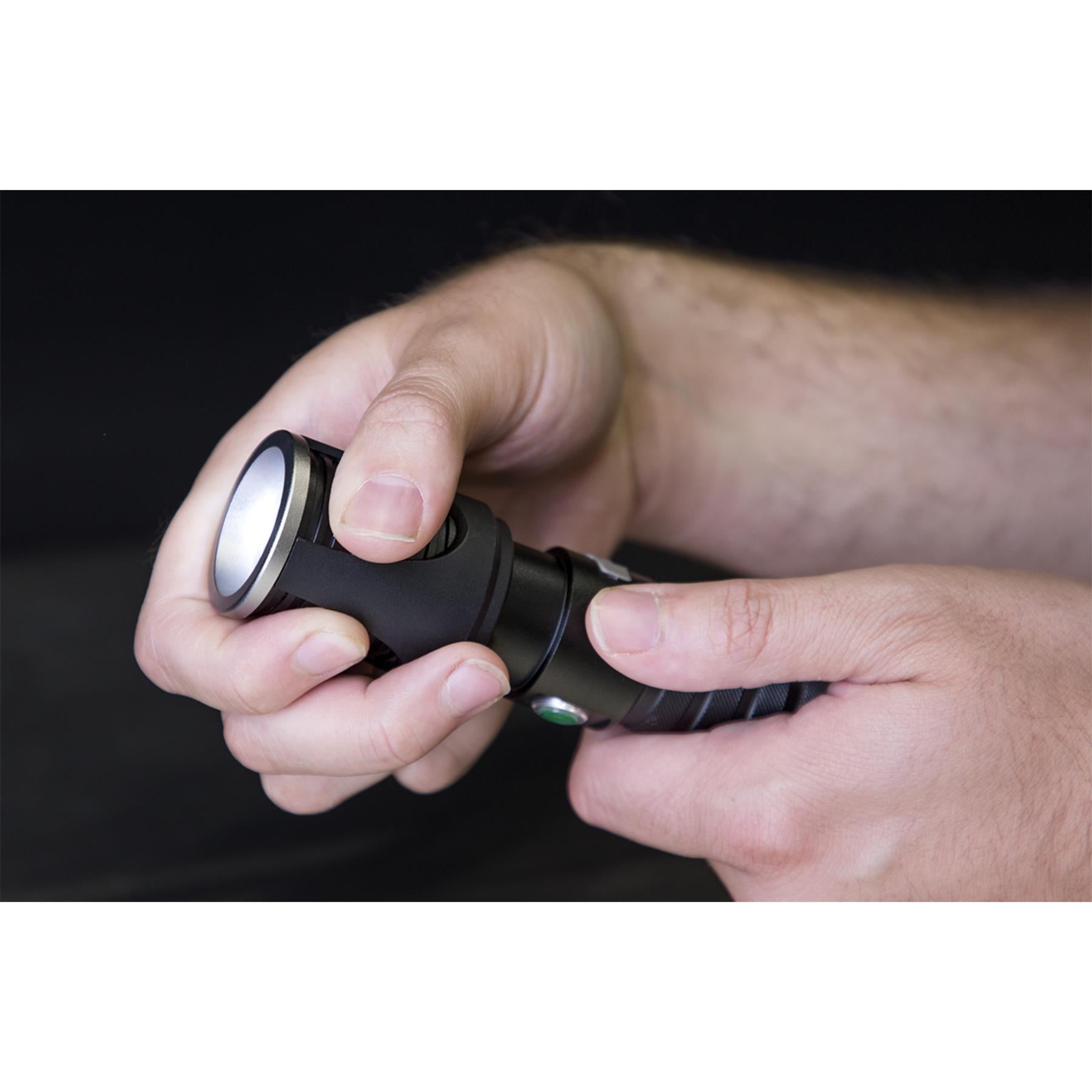 Sealey Aluminium Torch 5W CREE XPG LED Adj. Focus Rechargeable