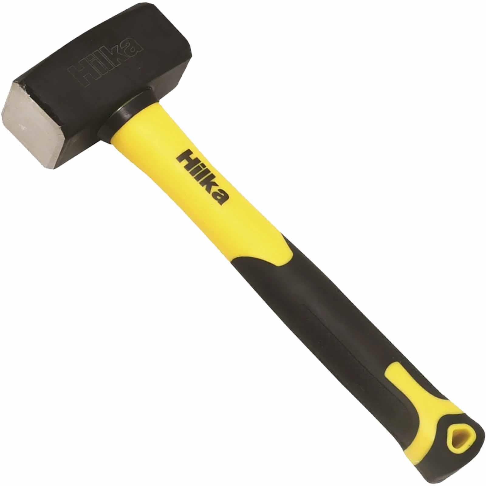 1kg Lump, Club Hammer Steel Head Fibreglass Shaft Rubber Grip Handle Tool New